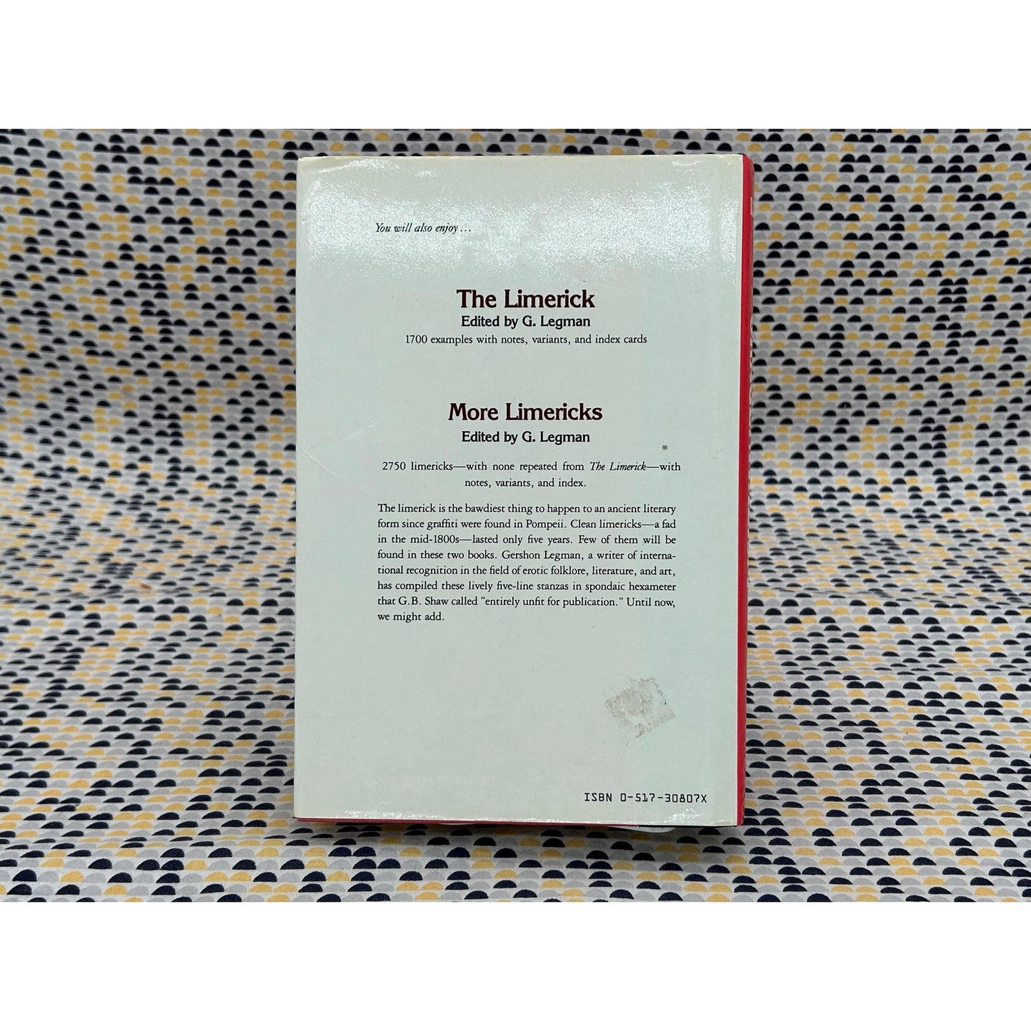 Oragenitalism: Oral Techniques In Genital Excitation - G. Legman -Hardcover Book