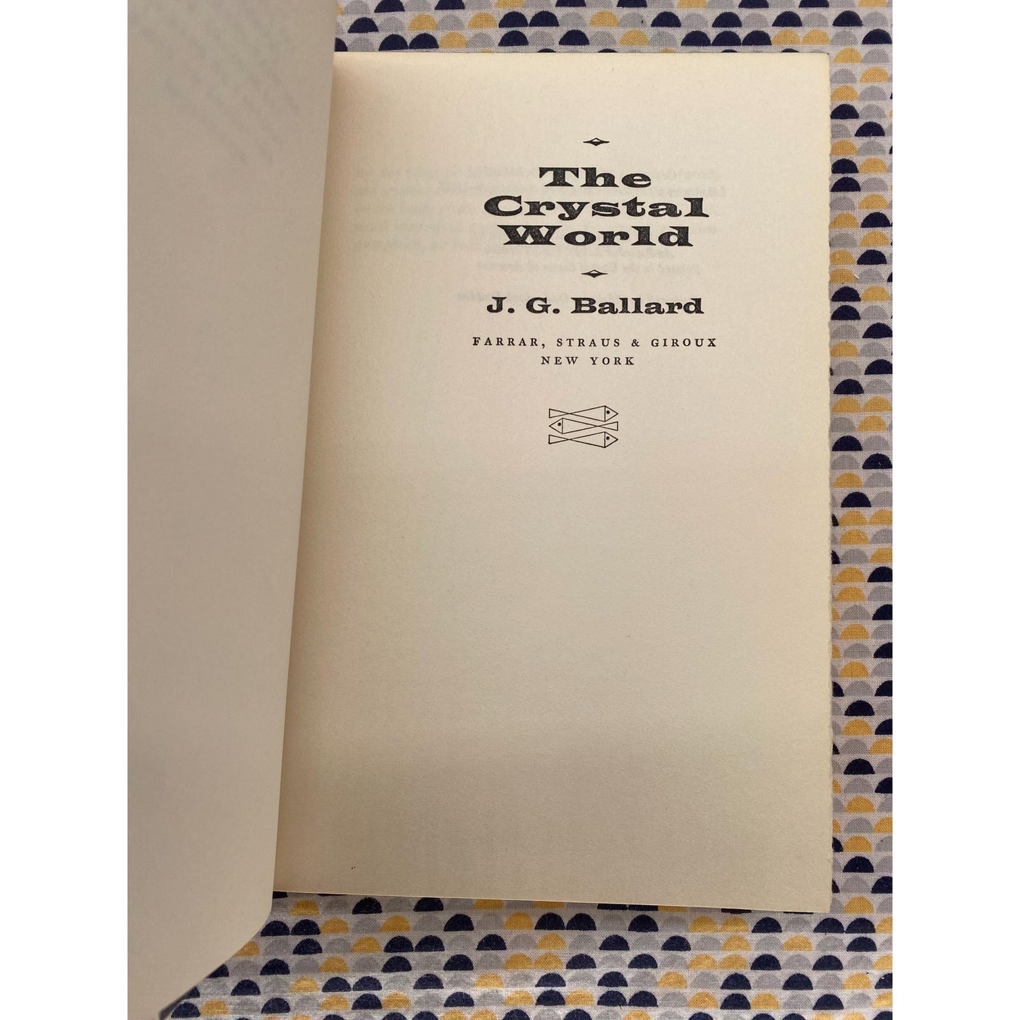 The Crystal World - J.G. Ballard - Vintage Hardcover Book - Club Edition