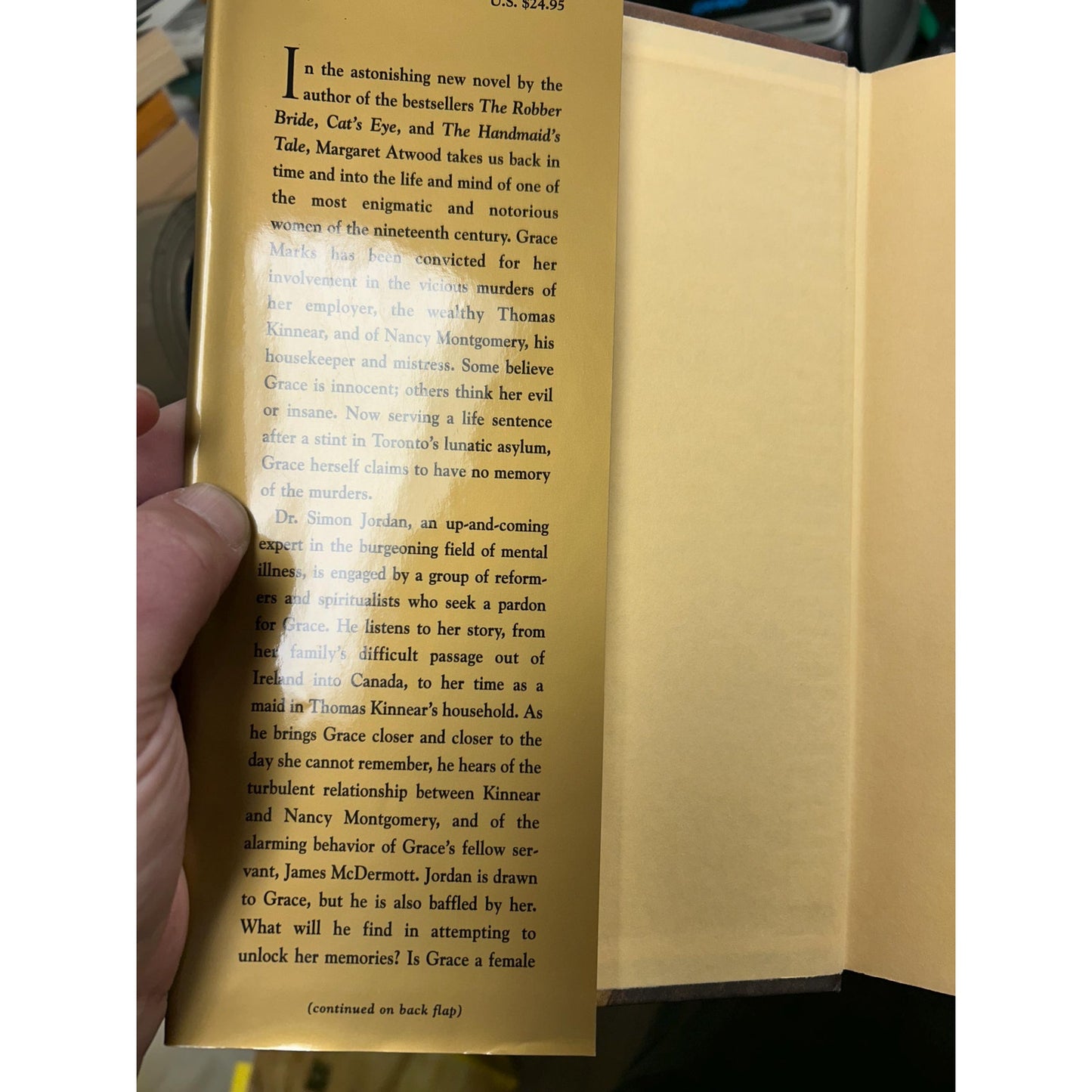 Alias Grace - Margaret Atwood - Doubleday - 1st Edition, 1st Print
