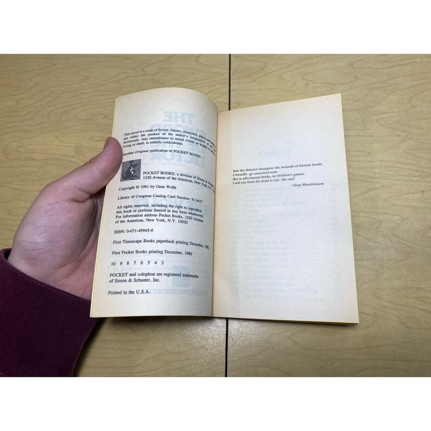 The Sword Of The Lictor - Gene Wolfe - Book of the New Sun - Vintage Paperback Book - Pocket Edition