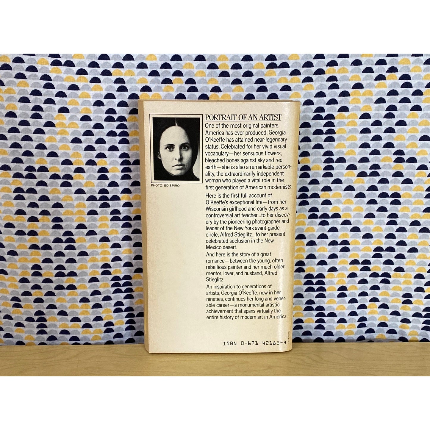 Portrait of an Artist - A Biography of Georgia O'Keeffe - Laurie Lisle - Vintage Paperback Book - Washington Square Press Edition