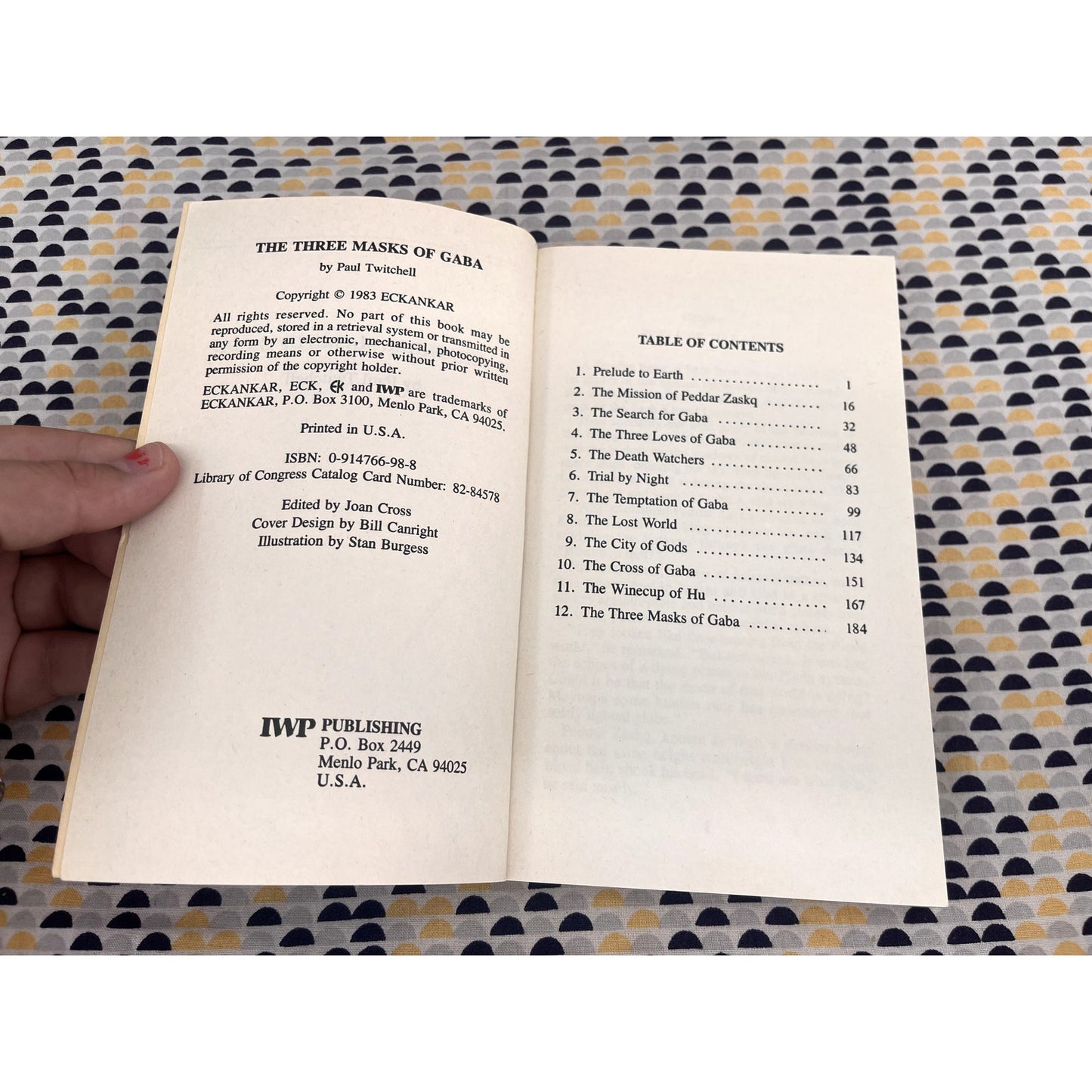 The Three Masks of Gaba - Paul Twitchell - IWP Books - Paperbacks