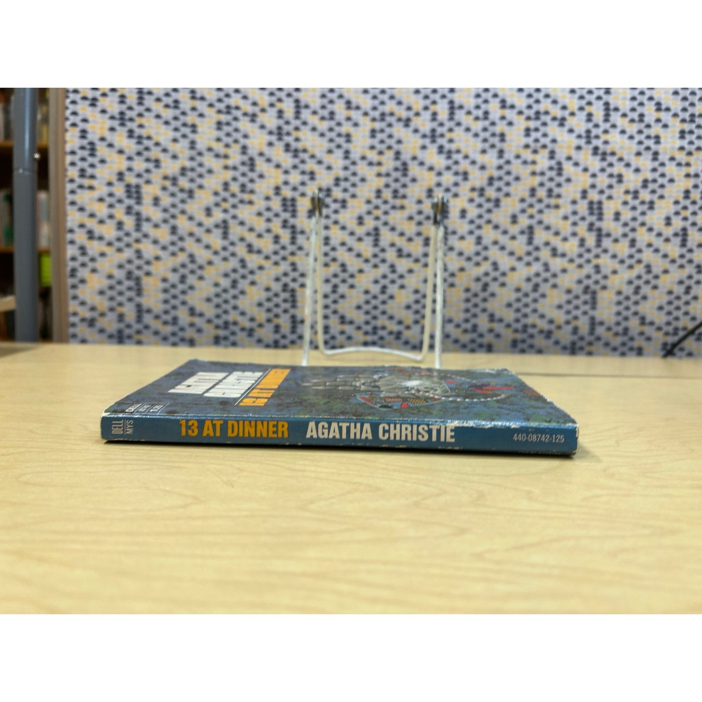 13 At Dinner - Hercule Poirot - Agatha Christie - Vintage Paperback Book - Dell Edition