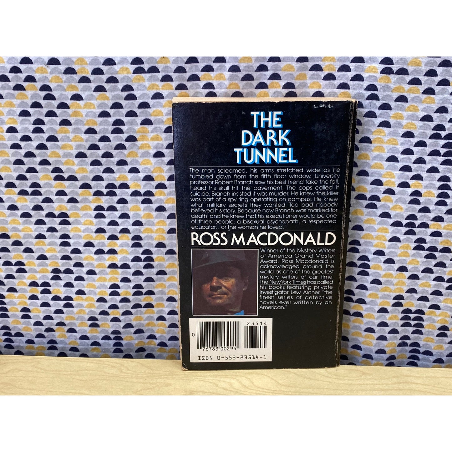 The Dark Tunnel - Ross Macdonald - Vintage Paperback Book - Bantam Books