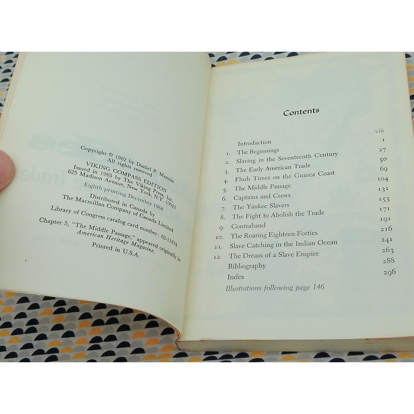 Black Cargoes - Daniel P. Mannix - Vintage Paperback Book - Viking Edition
