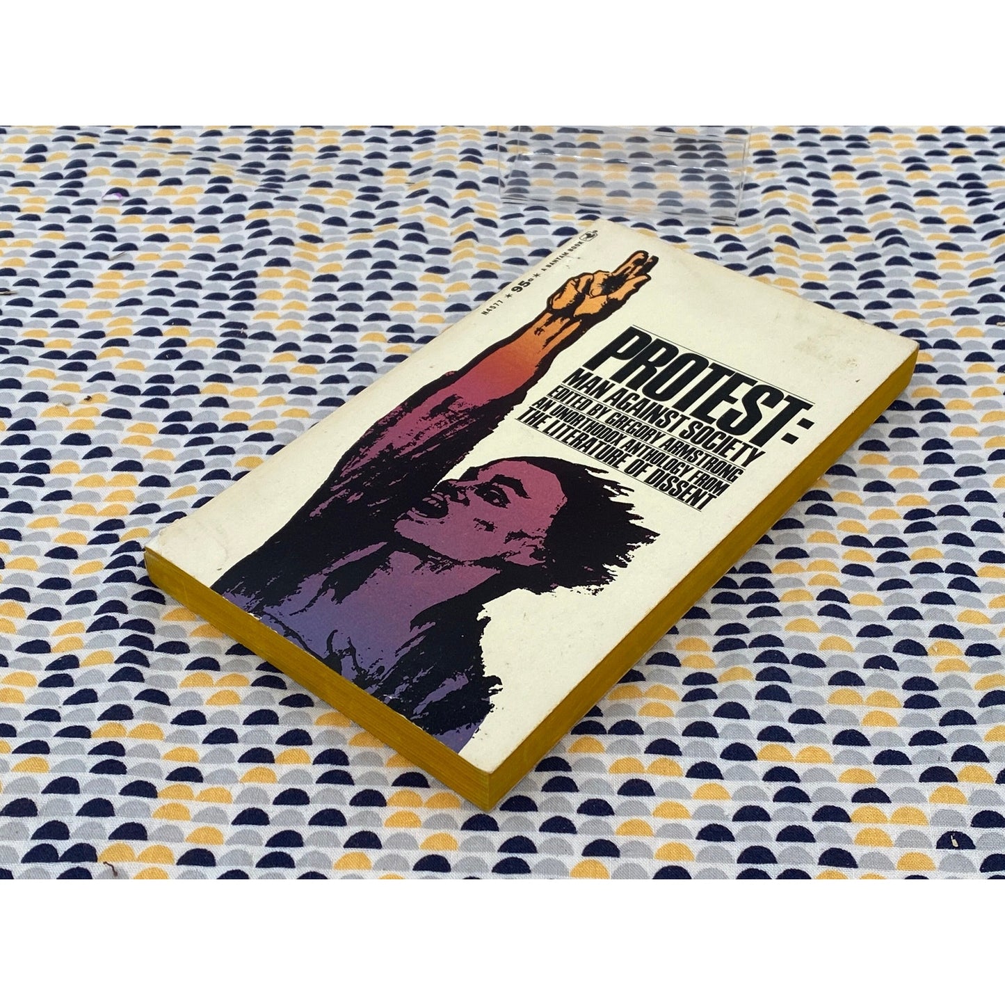 Protest: Man Against Society - Vintage Paperback Book - Bantam Books Edition