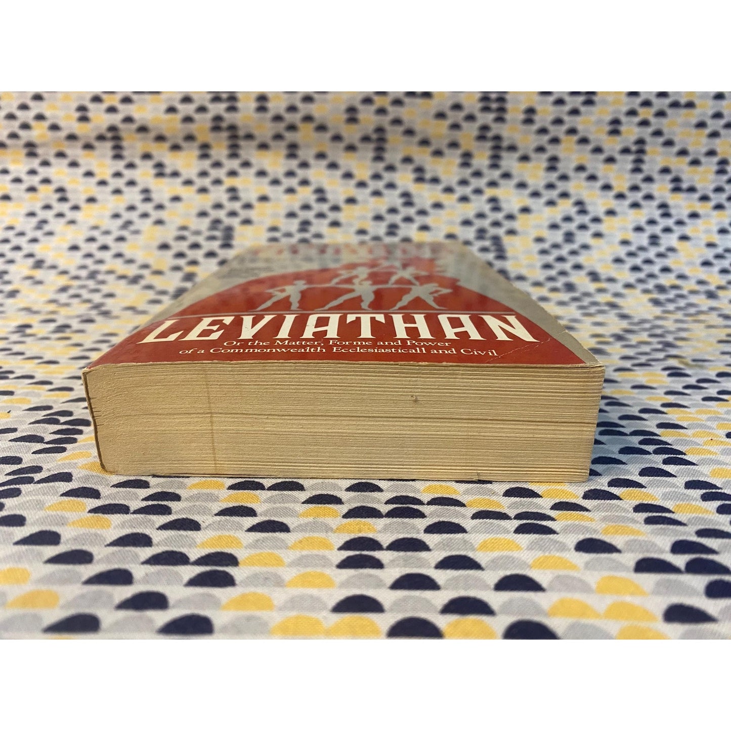 Leviathan - Thomas Hobbes - Vintage Paperback Book - Collier Edition