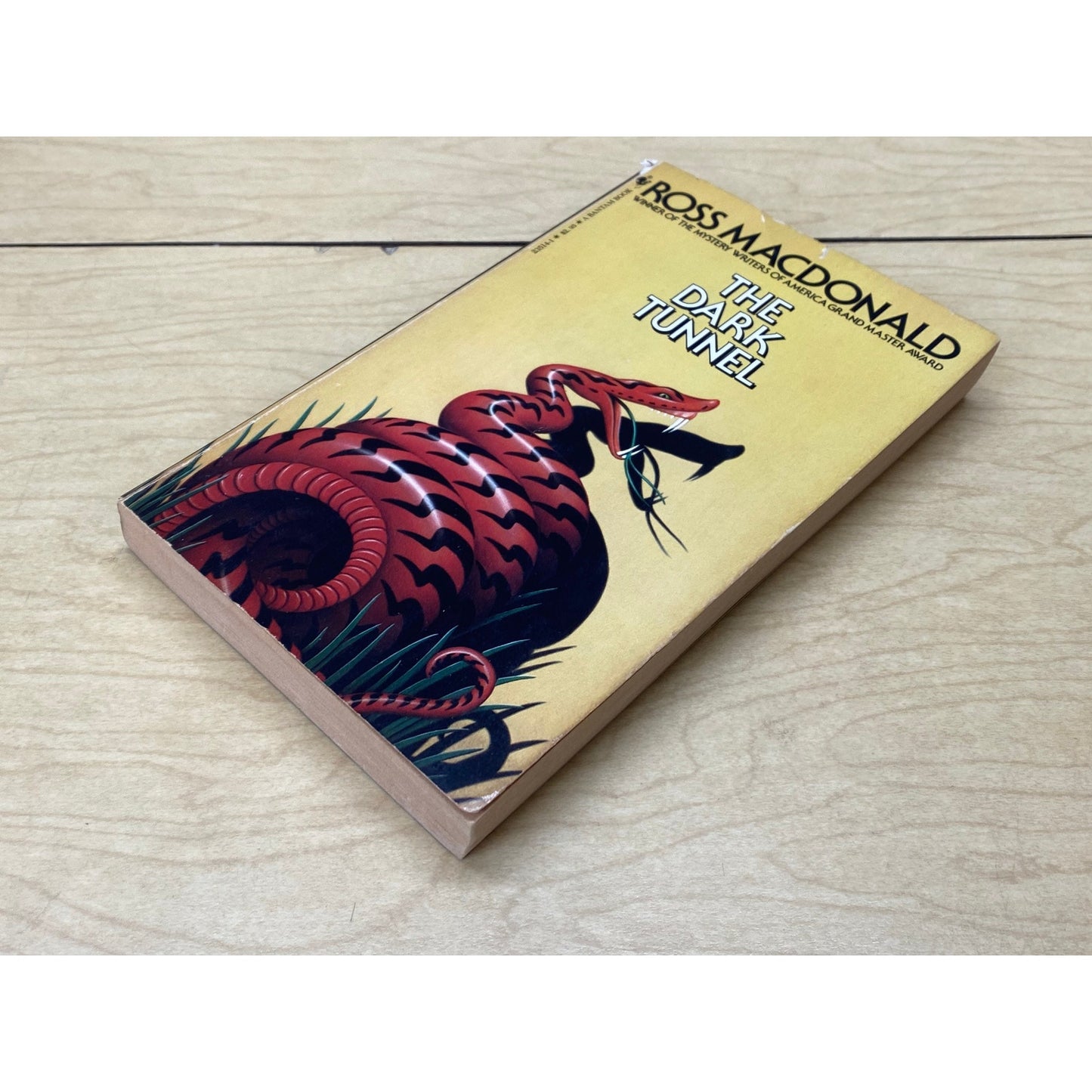 The Dark Tunnel - Ross Macdonald - Vintage Paperback Book - Bantam Books