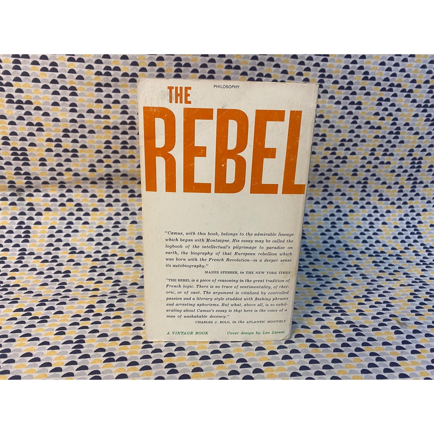 The Rebel - Albert Camus - Vintage Paperback Book