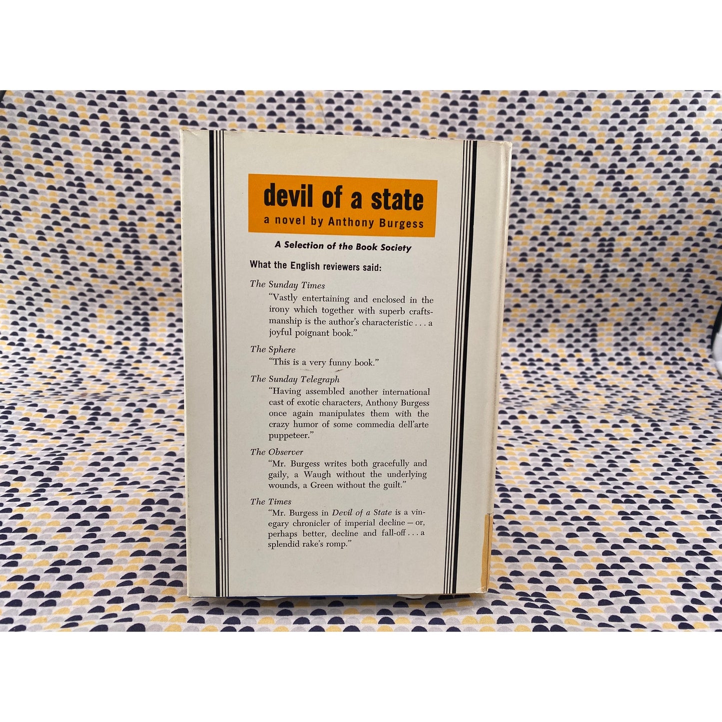Devil Of A State - Anthony Burgess - Norton - Hardcover - American 1st Edition
