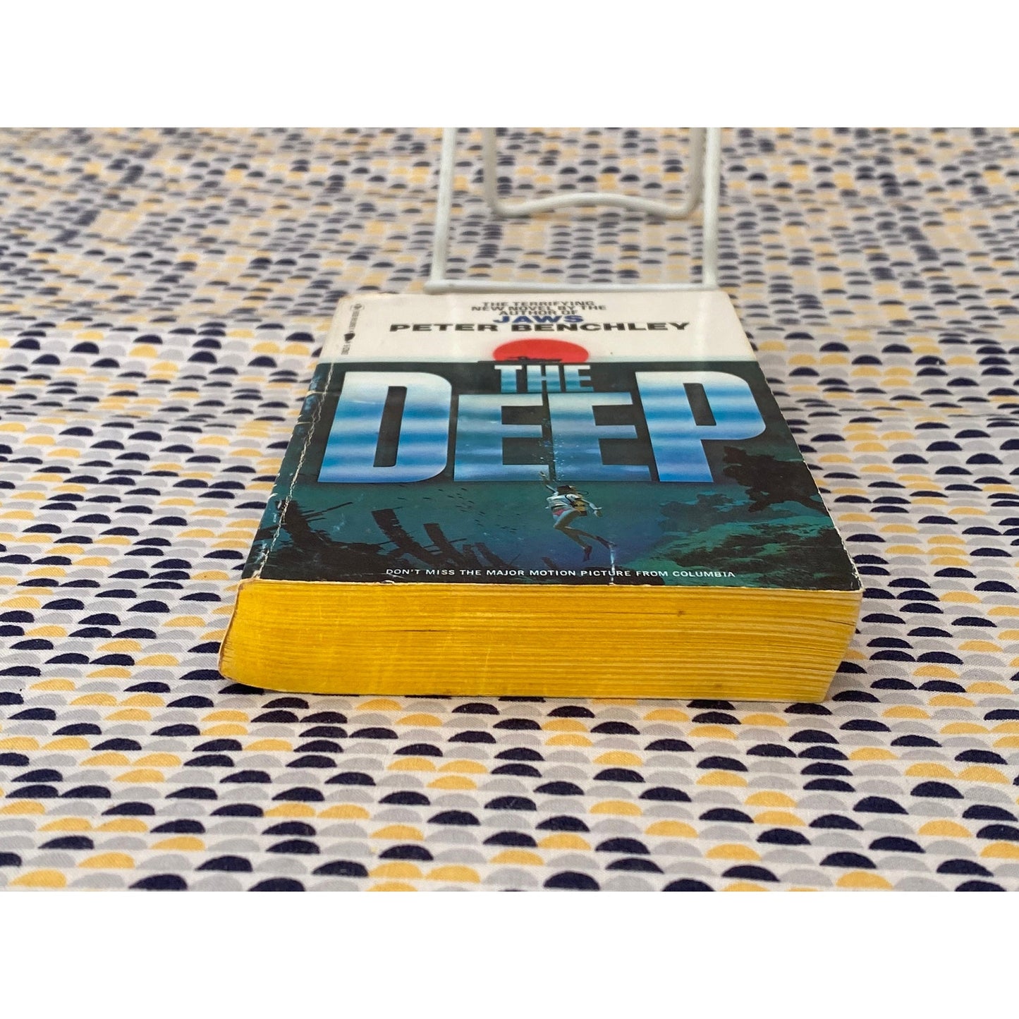 The Deep - Peter Benchley - Jaws - Vintage Paperback Book - Bantam Edition