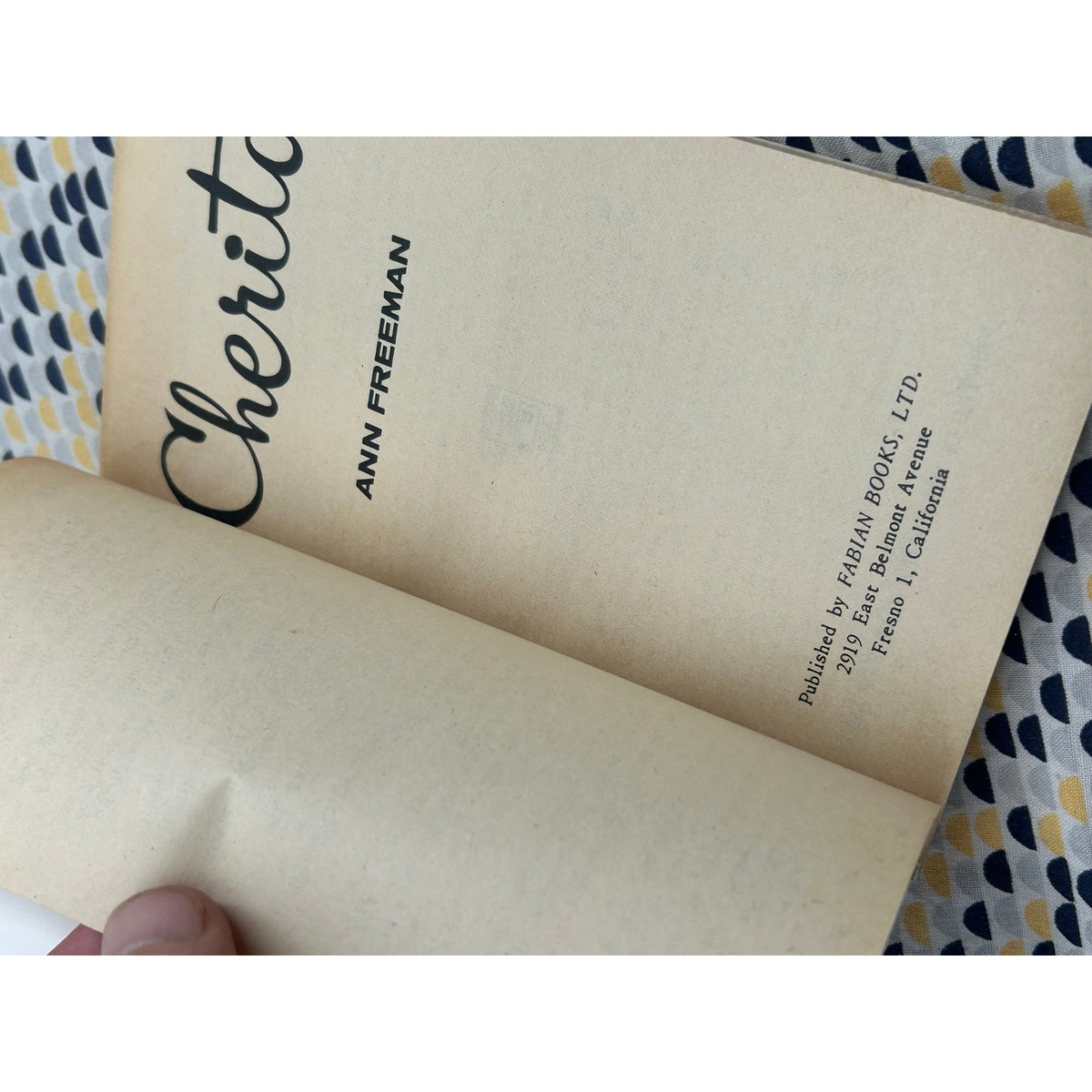 Cherita - Ann Freeman - Fabian Books - Sleaze - Vintage Paperbacks