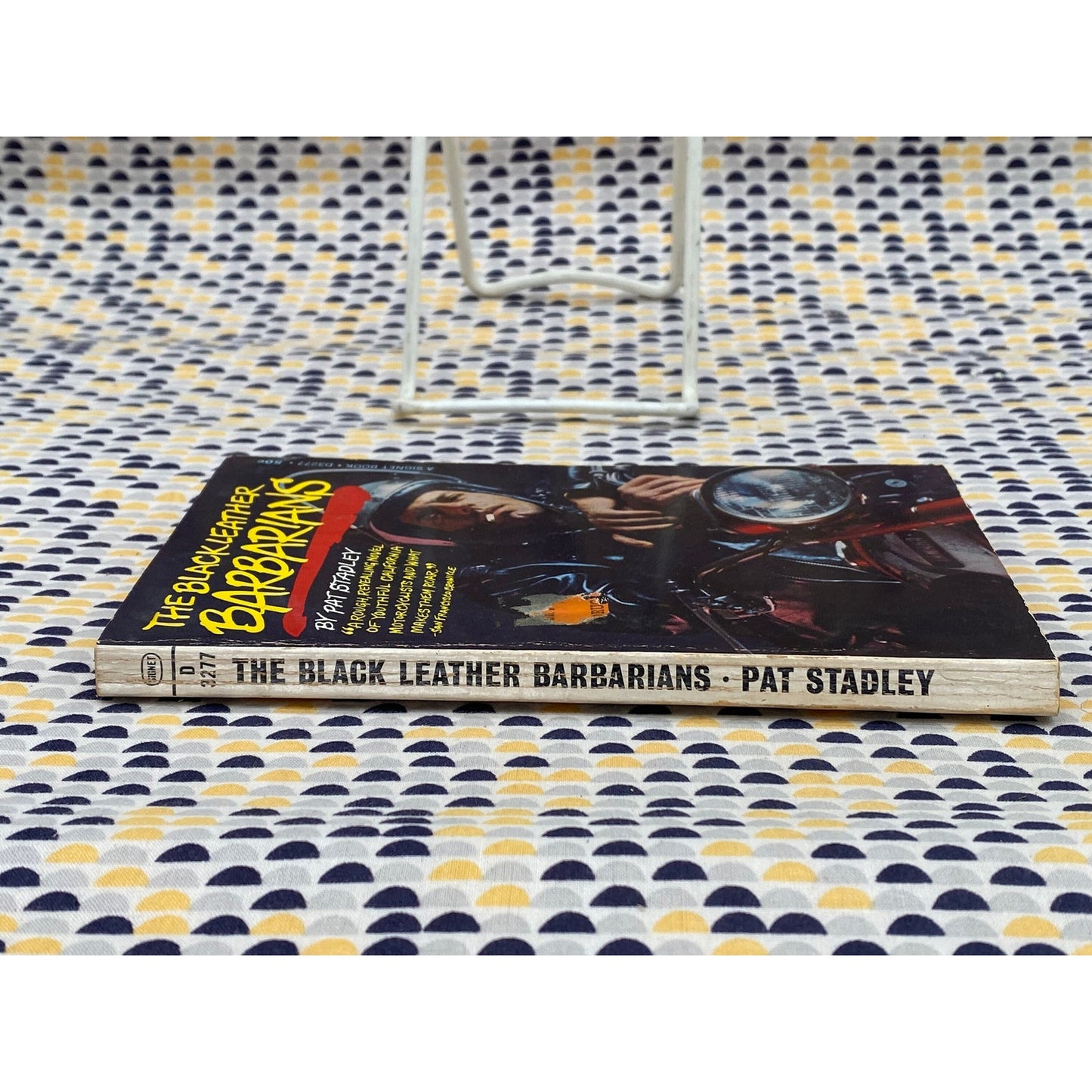 The Black Leather Barbarians - Pat Stadely - Vintage Paperback Book - Signet