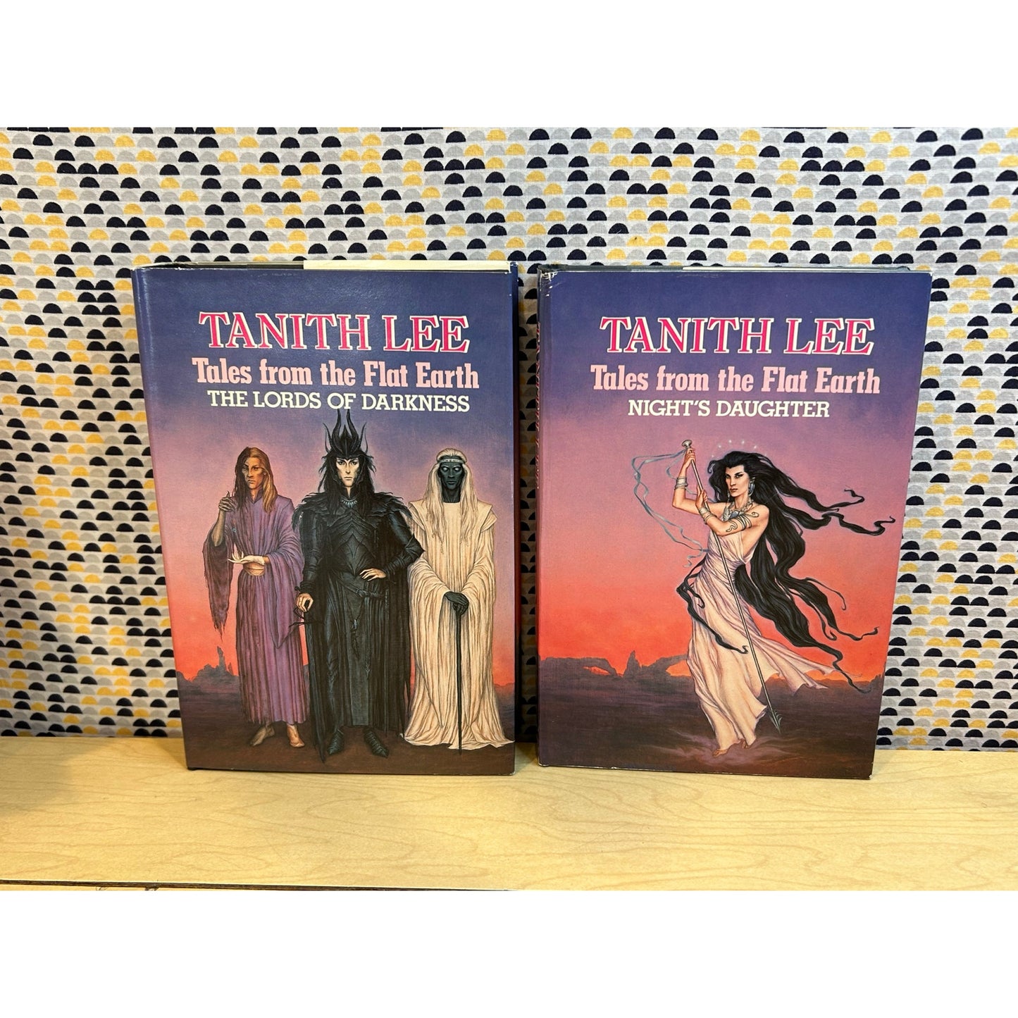 Tales From the Flat Earth - 2 book Set - Tanith Lee - Hardcovers - Club Editions