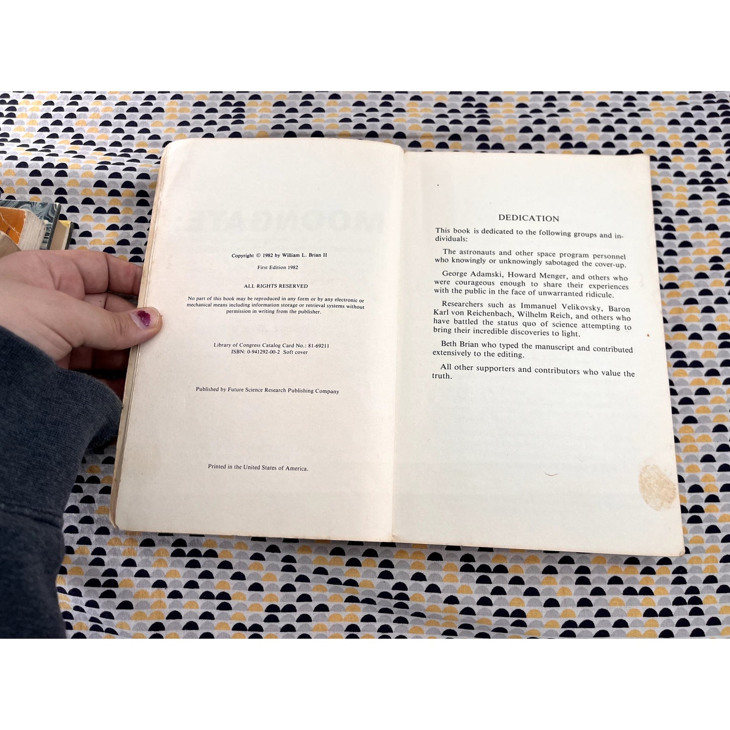 Moongate: Suppressed Findings of the U.S. Space Program - William L. Brian ll - Future Science Reserch Publishings - Paperback