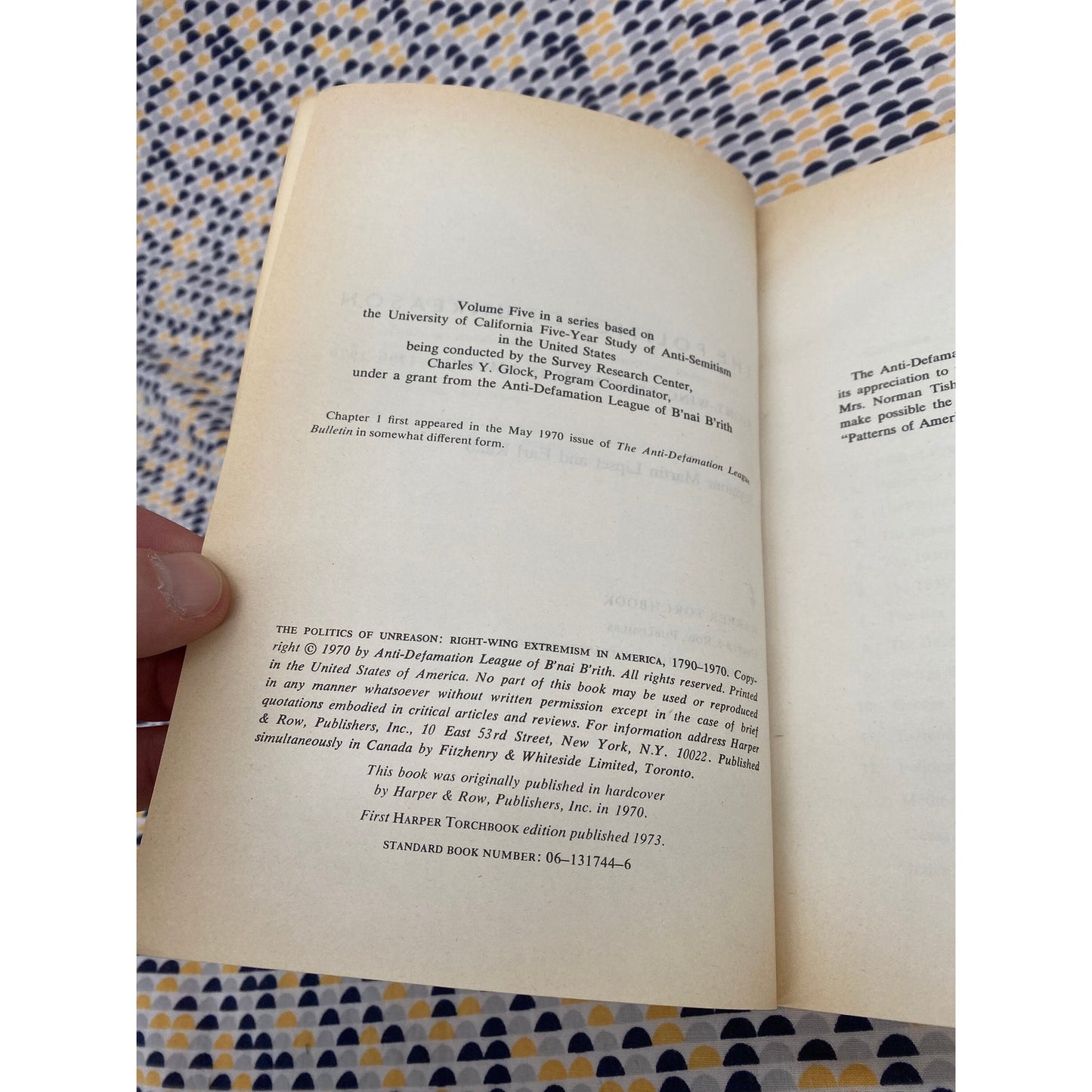 The Politics of Unreason - Right-Wing Extremism in America 1790- Seymour Lipset