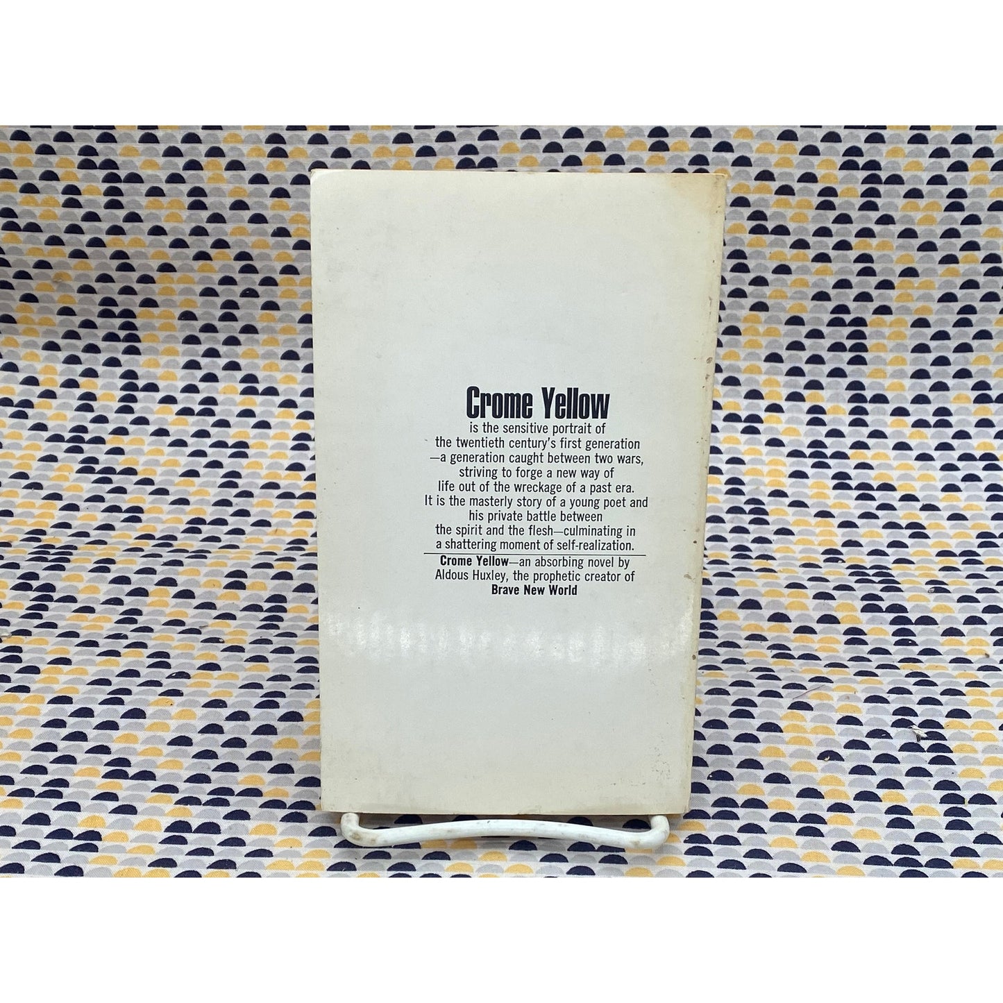 Crome Yellow - Aldous Huxley - Vintage Paperback Book - Bantam Edition