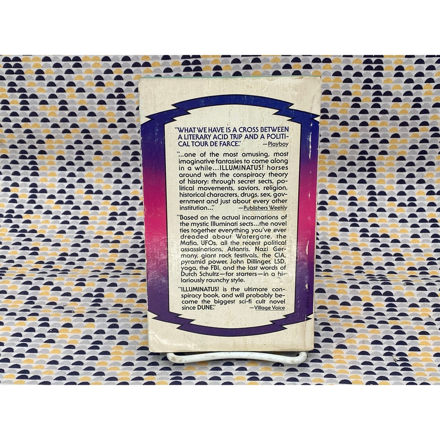 Illuminatus! - Part II The Golden Apple - Robert Shea and Robert Anton Wilson - Vintage Paperback Book - Dell Science Fiction Edition