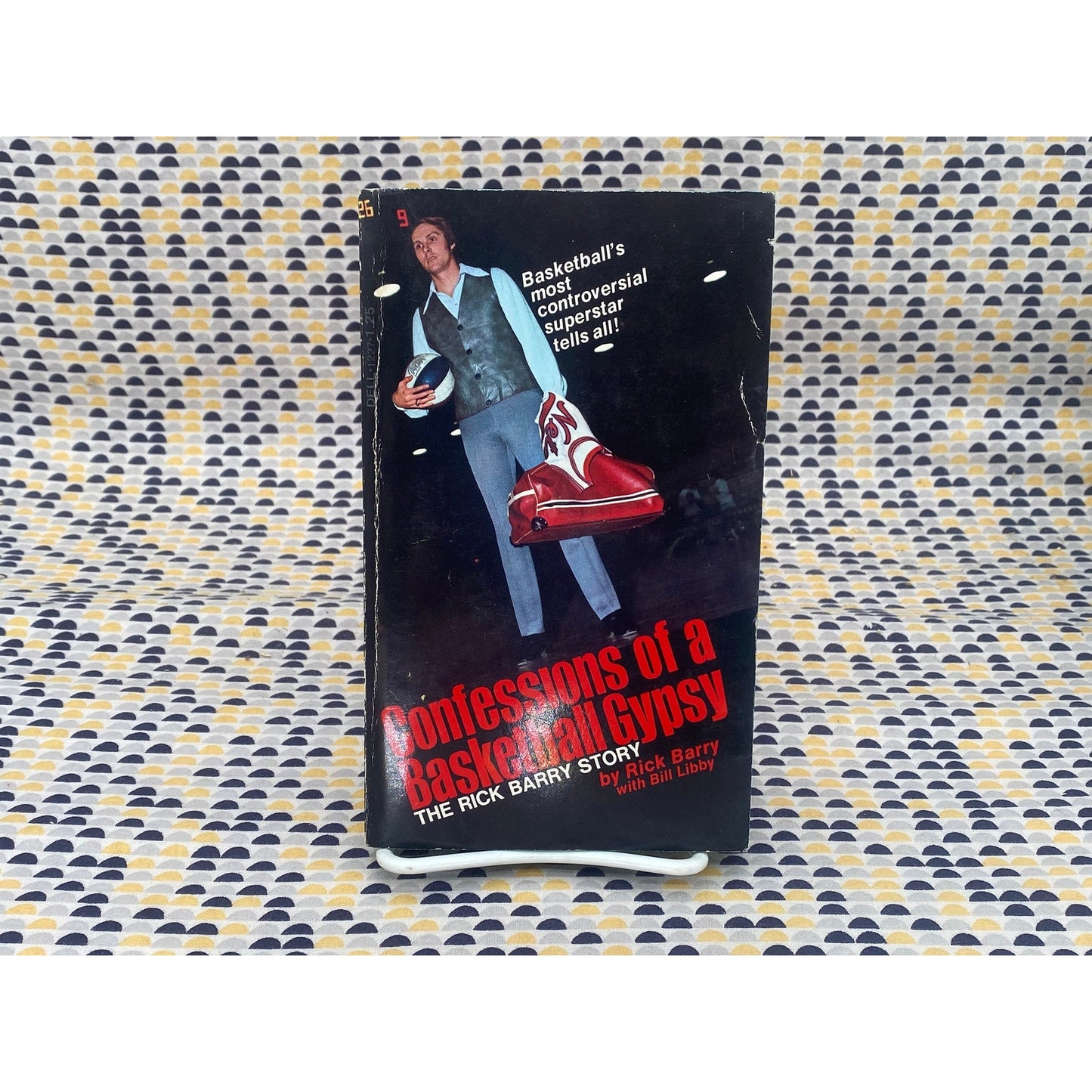 Confessions Of A Basketball Gypsy: The Rick Barry Story - Rick Barry - Vintage Paperback Book - Dell Nonfiction Edition