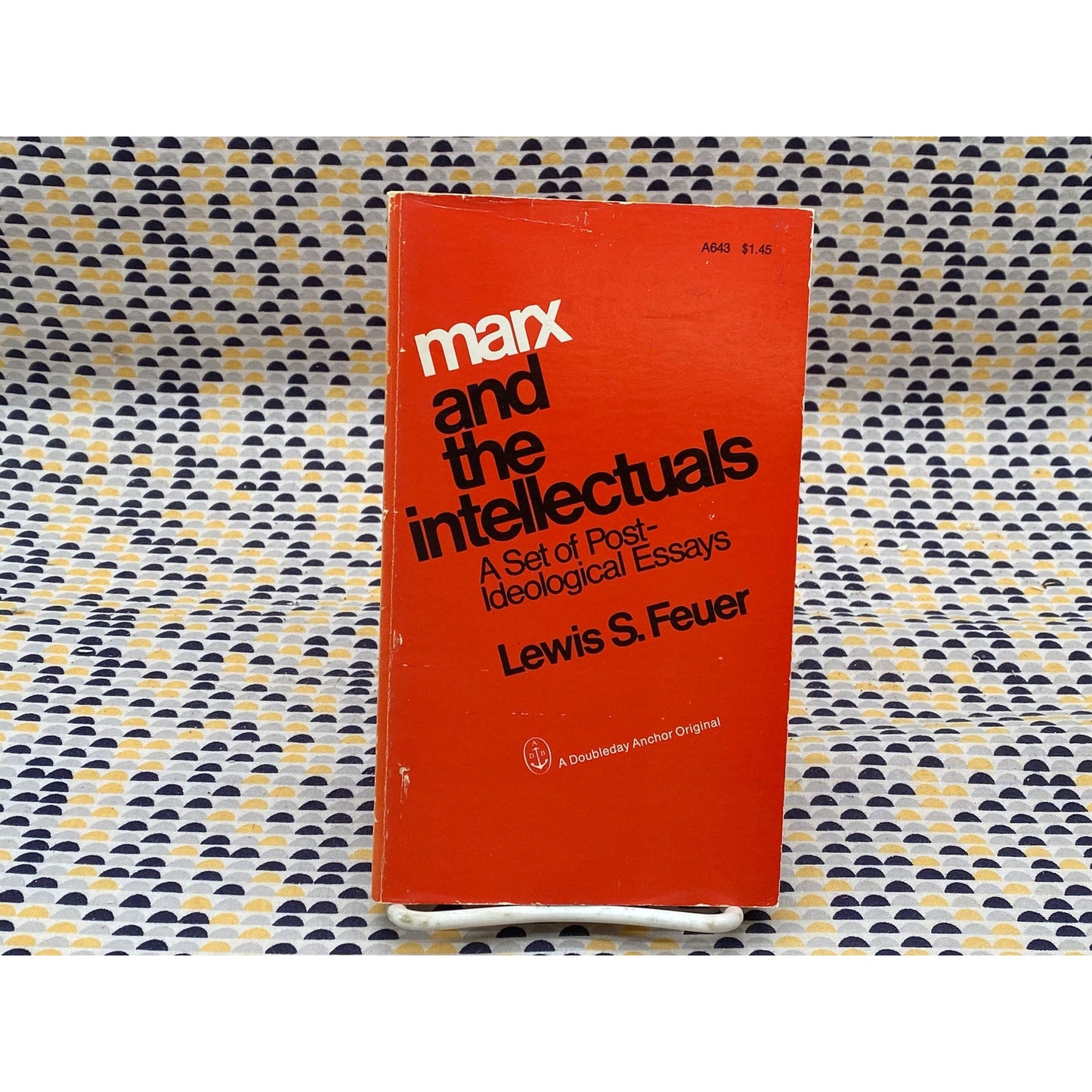 Marx And The Intellectuals: A Set Of Post-Ideological Essays - Lewis S. Feuer - Vintage Paperback Book - Anchor Press/Doubleday Edition