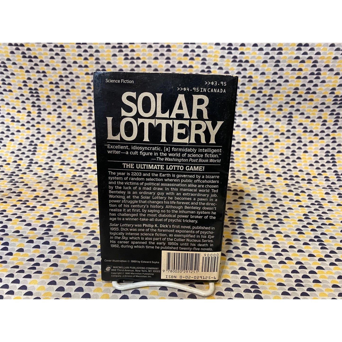 Solar Lottery - Philip K. Dick - Vintage Paperback Book - Collier Edition