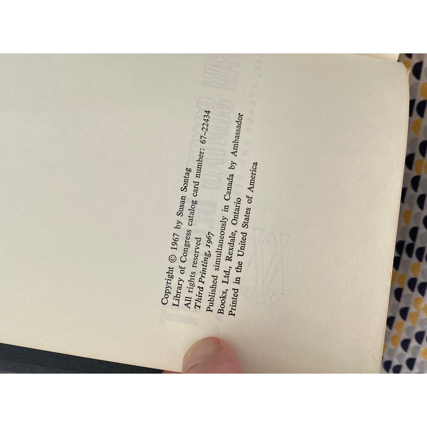 Susan Sontag - Death Kit - Vintage Hardcover Book - 1967 Farrar Strauss Giroux Edition