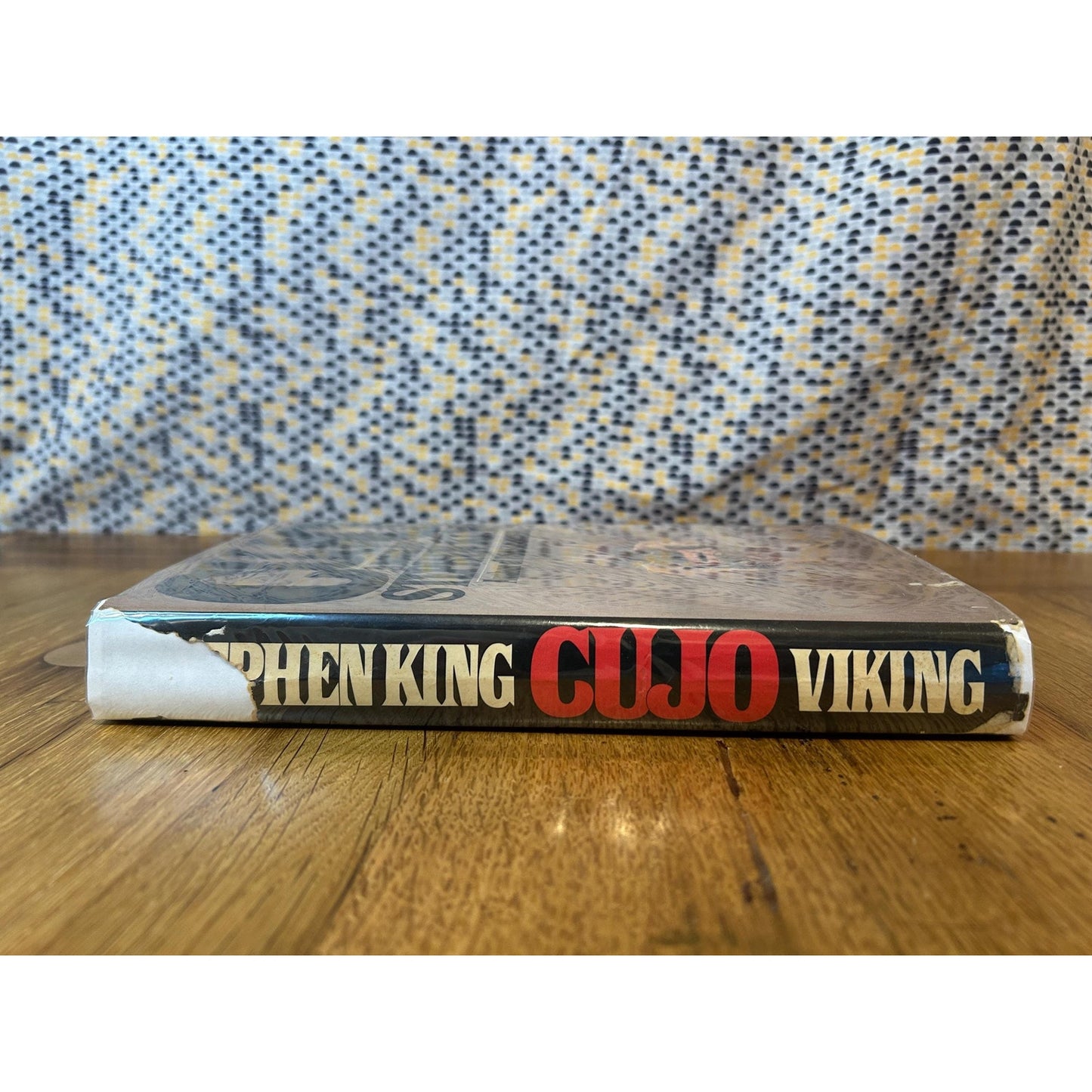 Cujo - Stephen King - Vintage Hardcover Book - 1981 Viking Press - 1st Edition, 1st Printing
