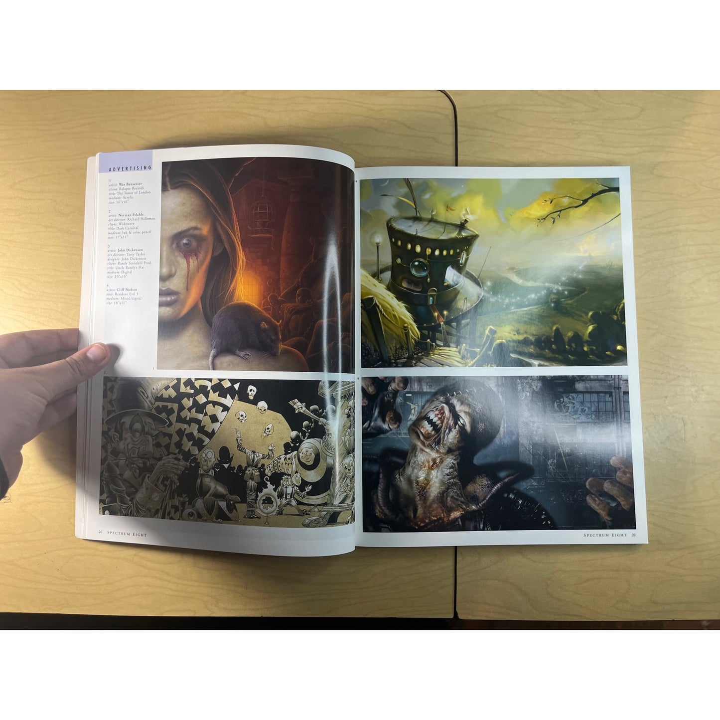 Spectrum #8 - The Best In Contemporary Fantastic Art - Paperback