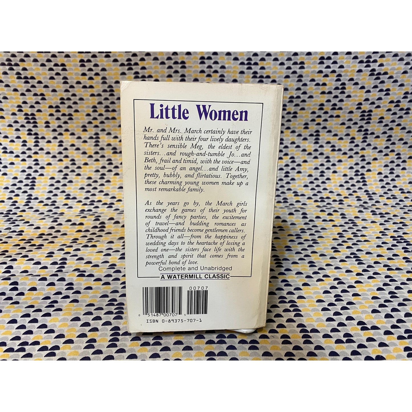 Little Women - Louisa May Alcott - Vintage Paperback Book - Watermill Classic Edition