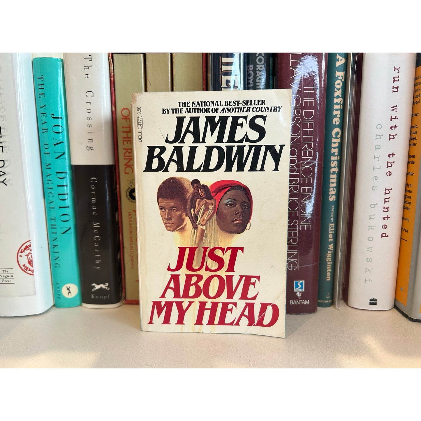 Just Above My Head - James Baldwin - Vintage Paperback Book - Dell Edition