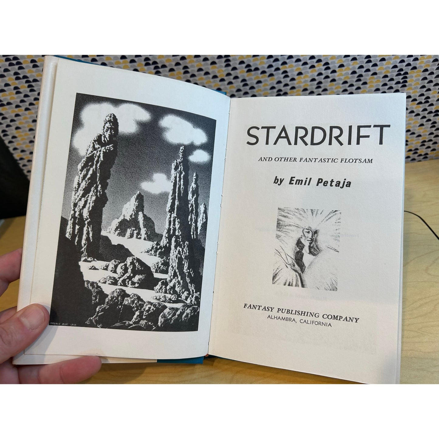 Stardrift - Emil Petaja - 1971 Fantasy Press - Hardcover - Art by Hannes B