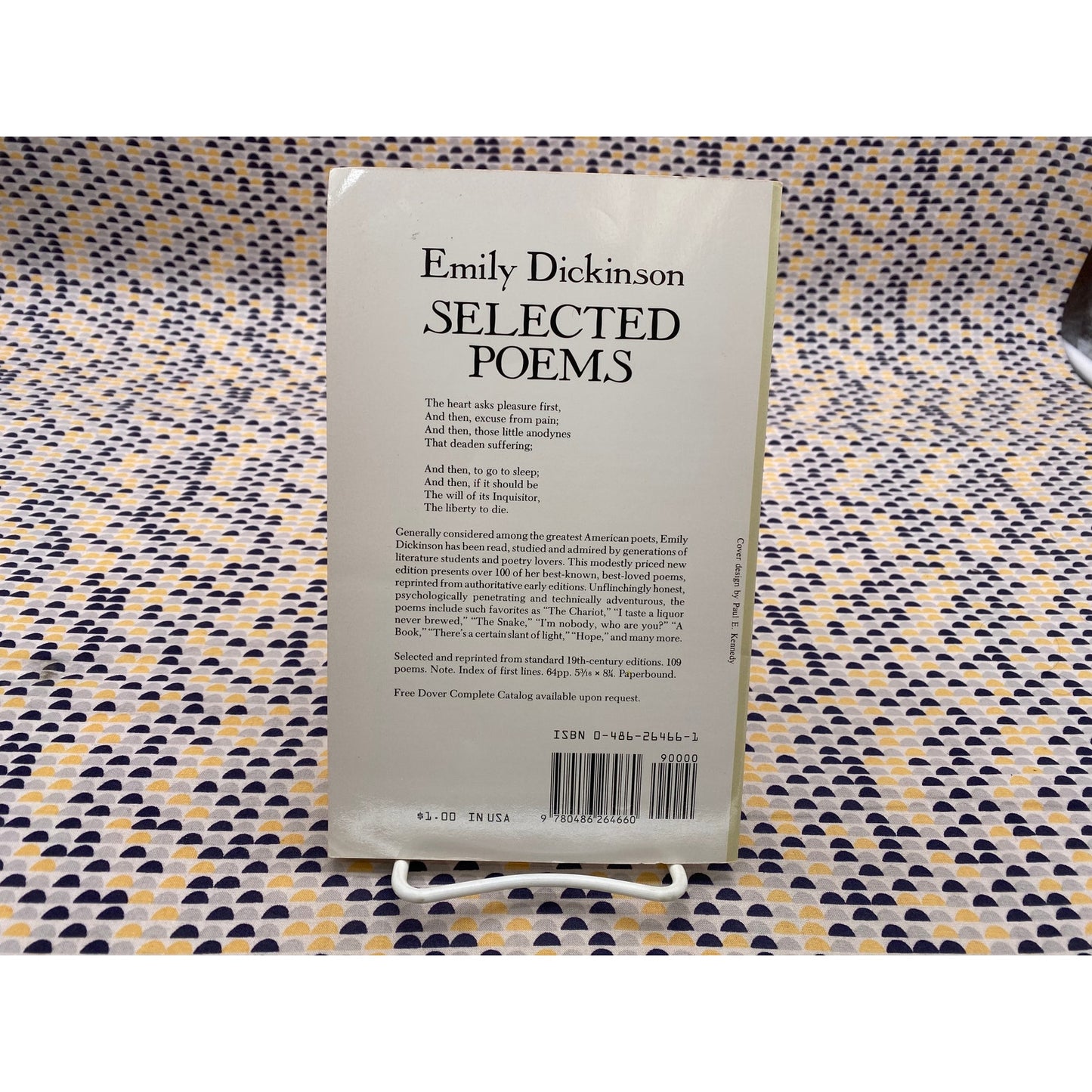Emily Dickinson - Selected Poems - Vintage Paperback Book - Dover Thrift Edition