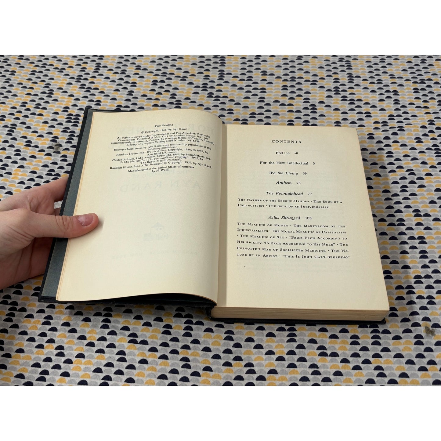 For the New Intellectual - Ayn Rand - Random House - Hardcover - 1st Edition