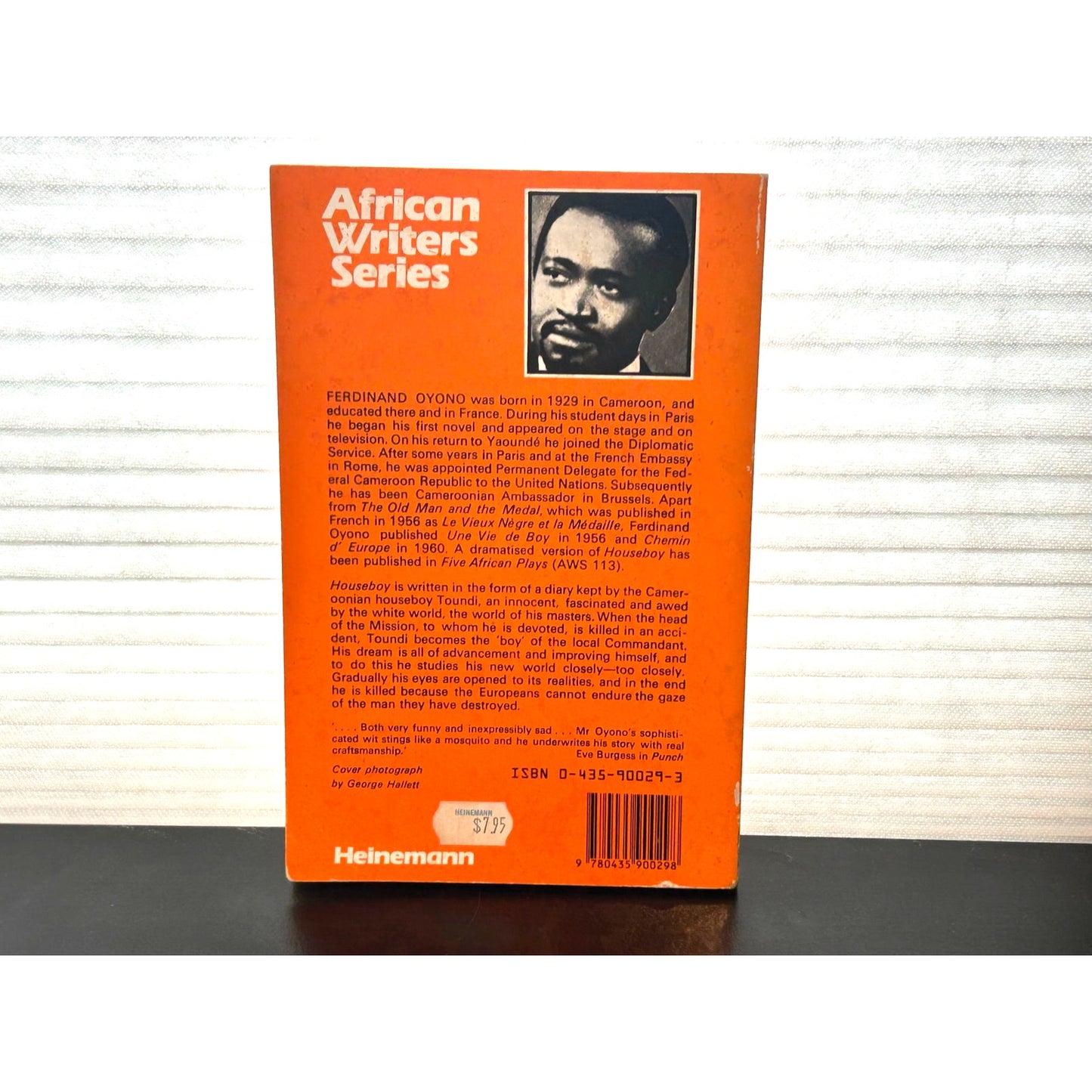 Houseboy - Ferdinand Oyono -Heinemann African Writers Series