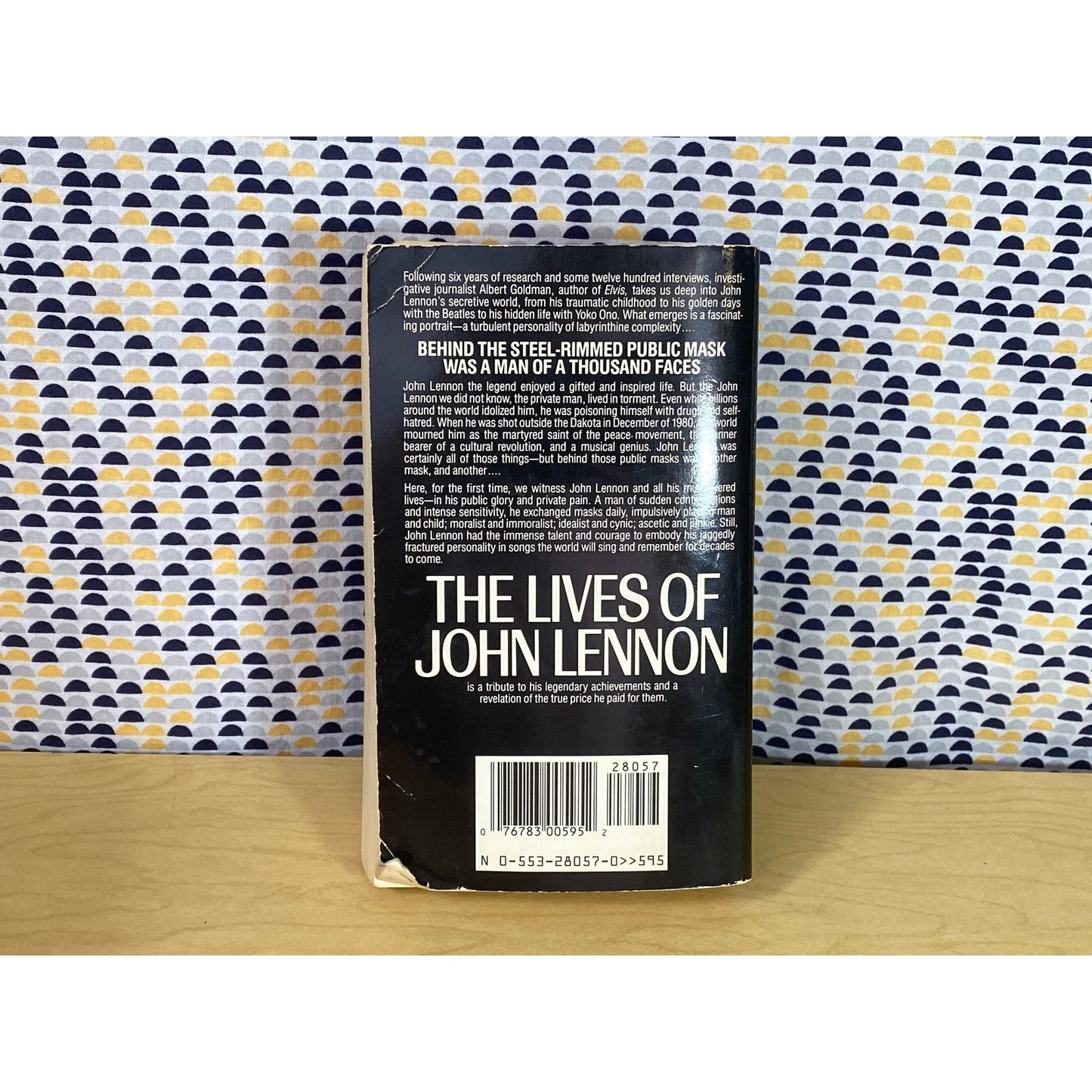 The Lives John Lennon - Albert Goldman - Vintage Paperback Book - Bantam Edition