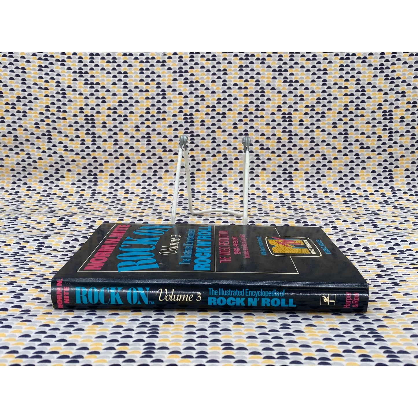 Rock On: The Illustrated Encyclopedia Of Rock N' Roll Volume 3 - The Video Revolution 1978-Present - Vintage Hardcover Book - Harper & Row