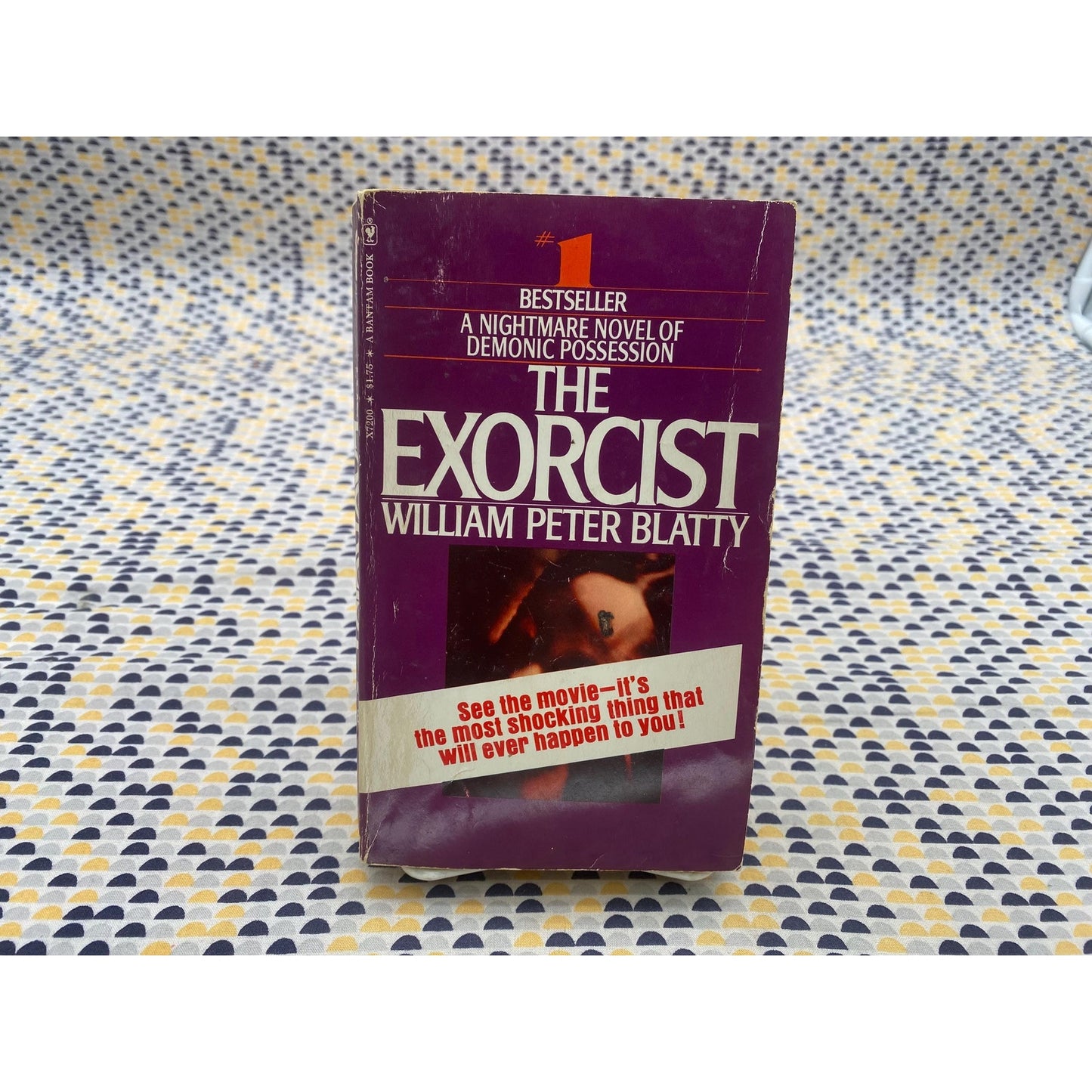 The Exorcist - William Peter Blatty - Vintage Paperback Book - Bantam Edition