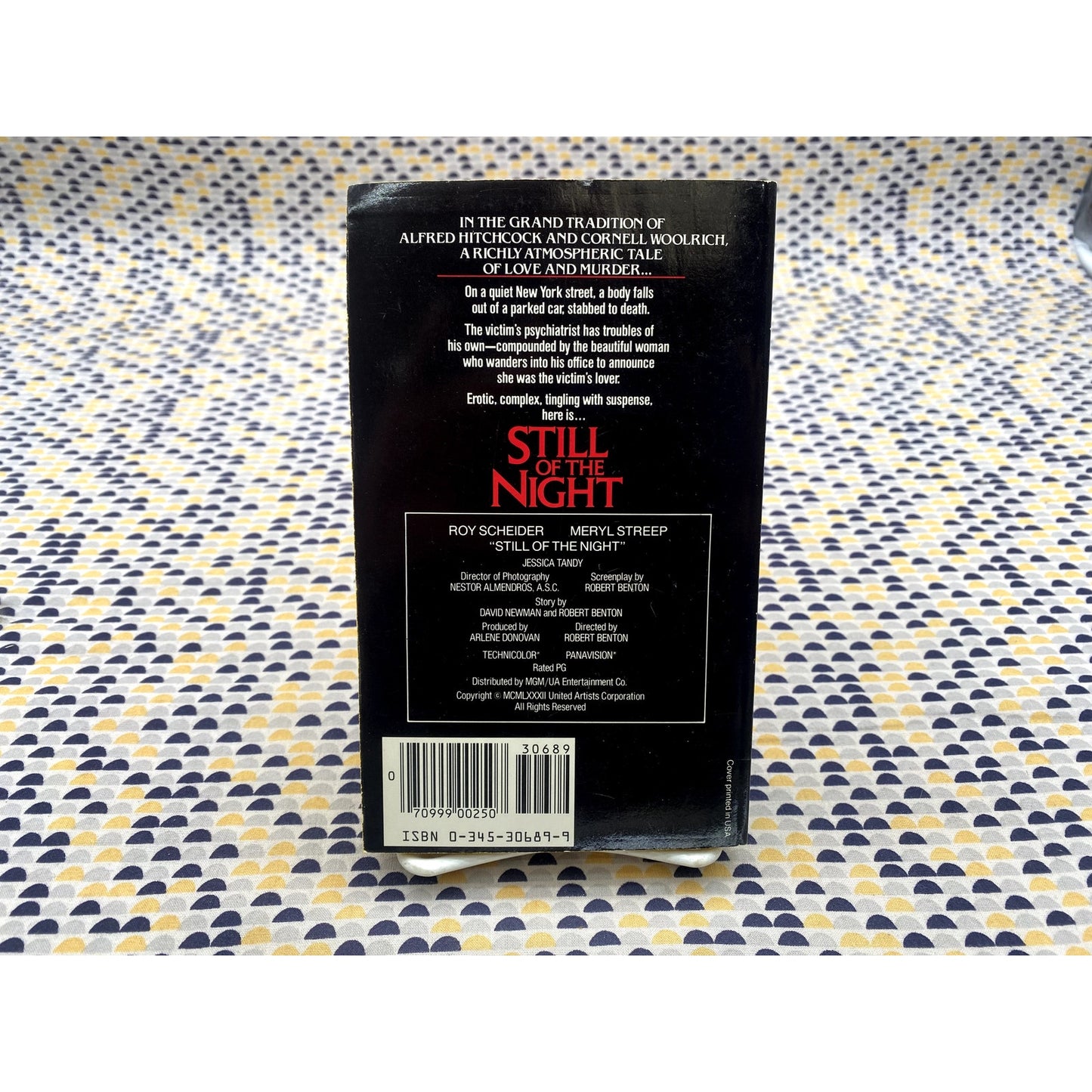 Still Of The Night - Robert Alley - Ballantine - Paperback - Movie Tie In