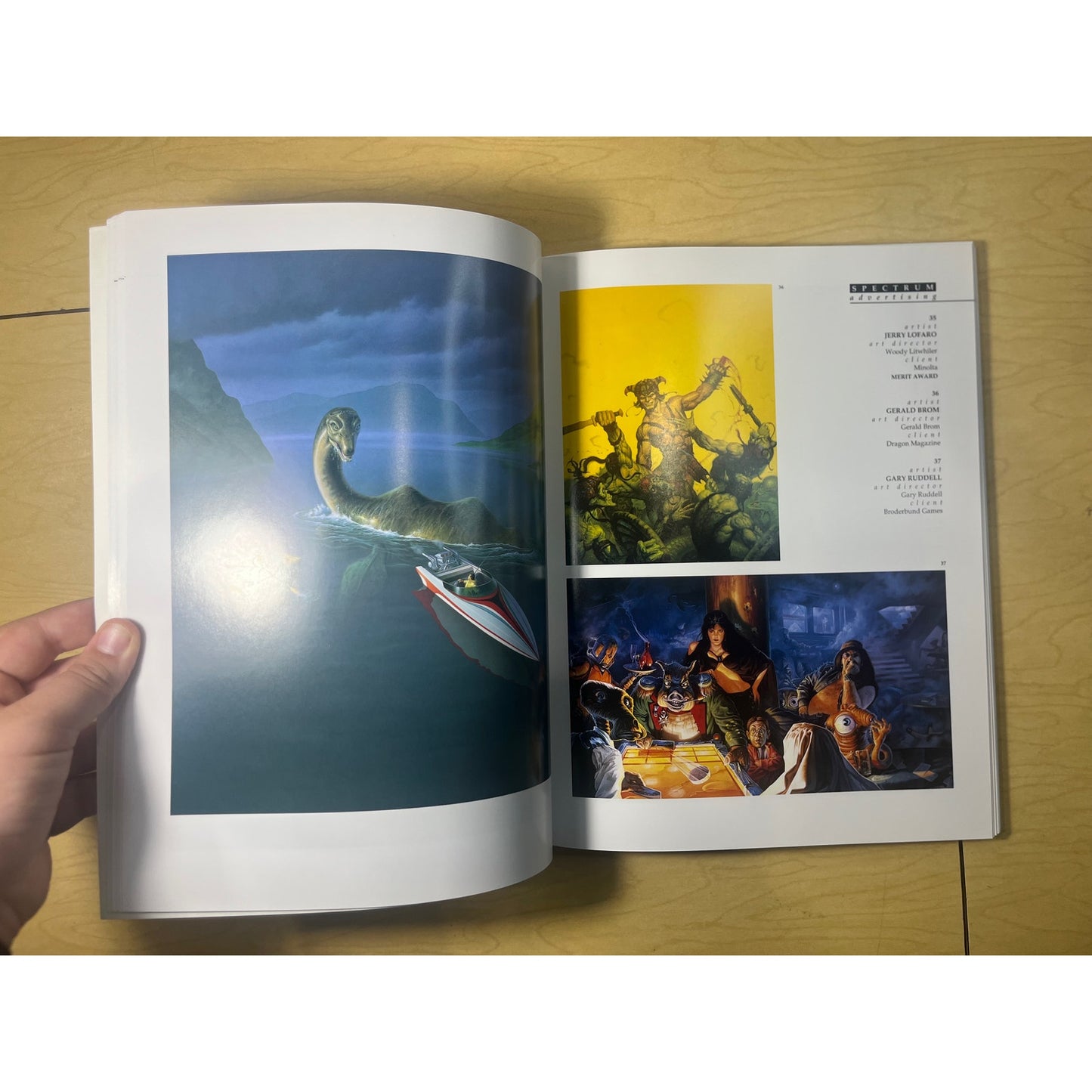 Spectrum #1 - The Best In Contemporary Fantastic Art - Paperback