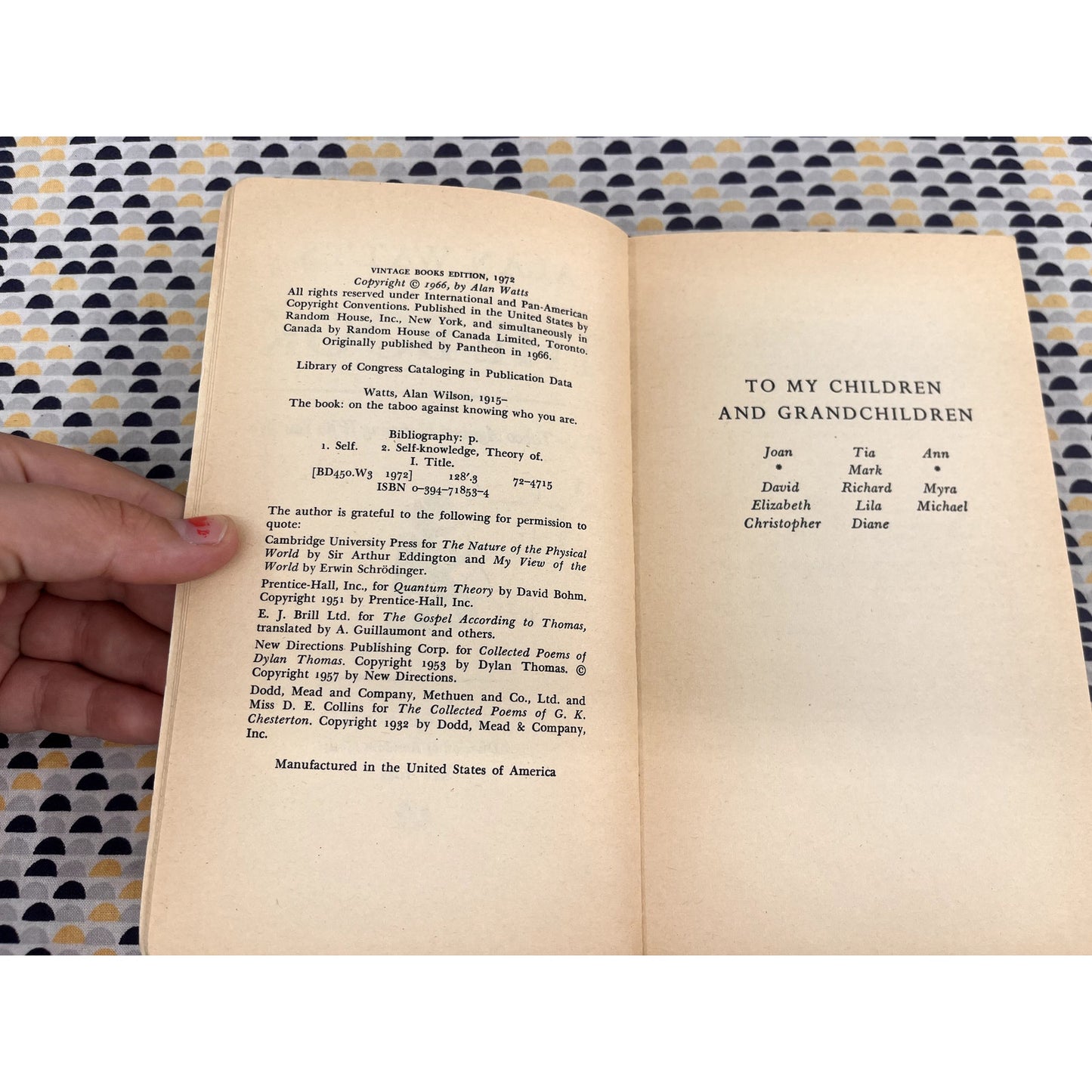 The Book: On the Taboo Against Knowing Who You Are - Alan Watts - Vintage Books - Paperback