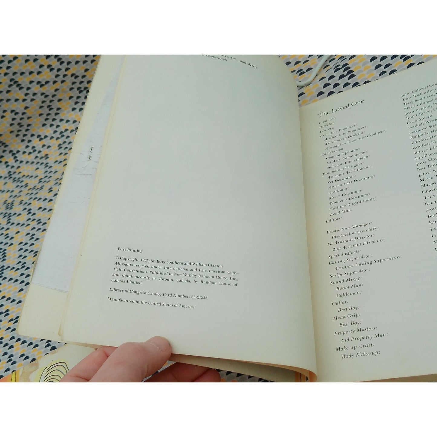 The Journal Of The Loved One - Terry and William Southern and Claxton