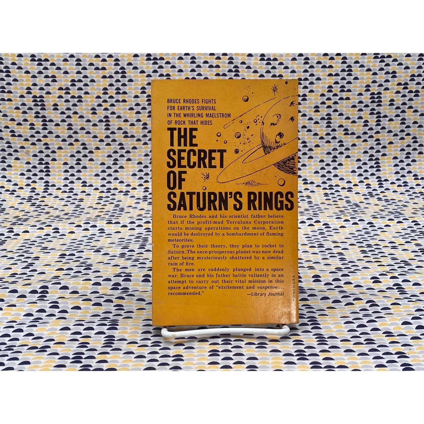 The Secret Of Saturn's Rings - Donald A. Wollheim - Paperback Library Edition
