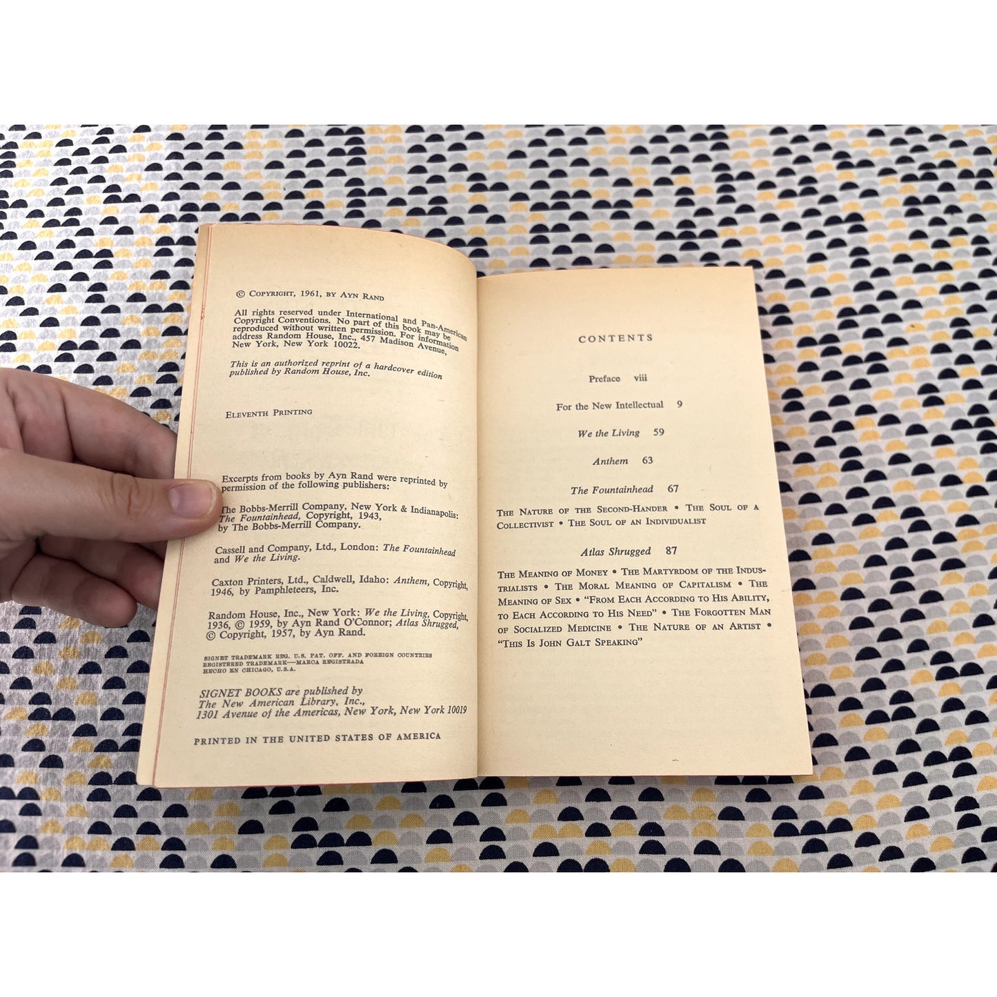 For The New Intellectual - Ayn Rand - Vintage Paperback Book - Signet Books