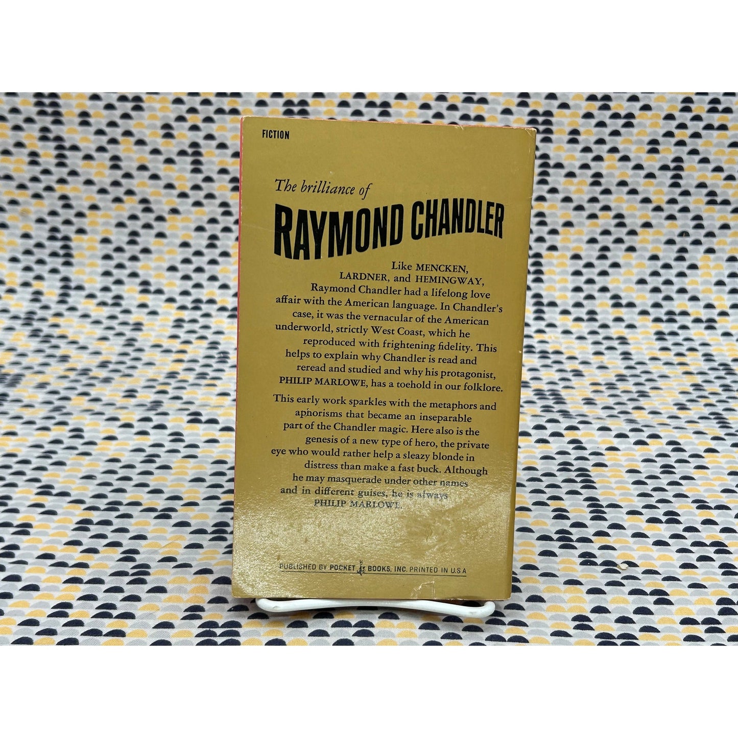 Killer in the Rain - Raymond Chandler - Vintage Paperback Book - Pocket Edition