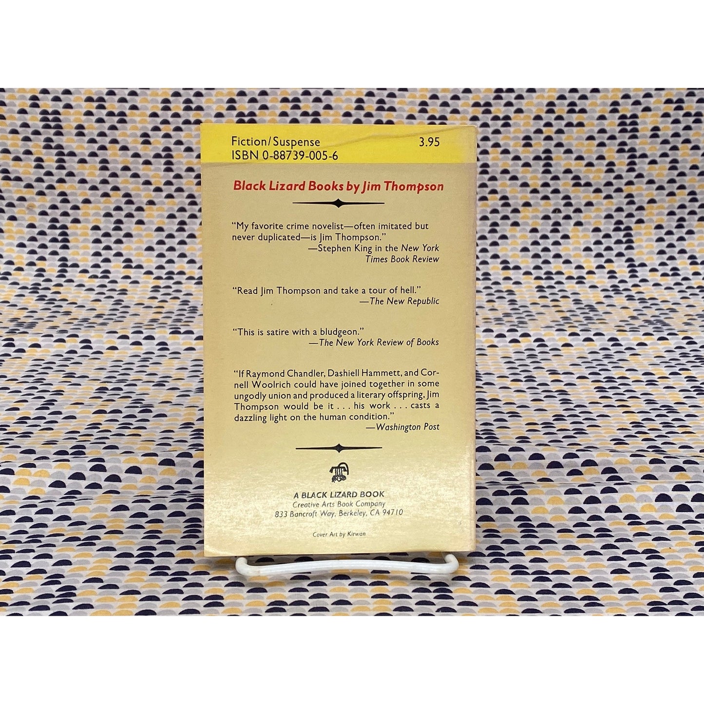 After Dark, My Sweet - Jim Thompson - Paperback Book - Black Lizard Edition