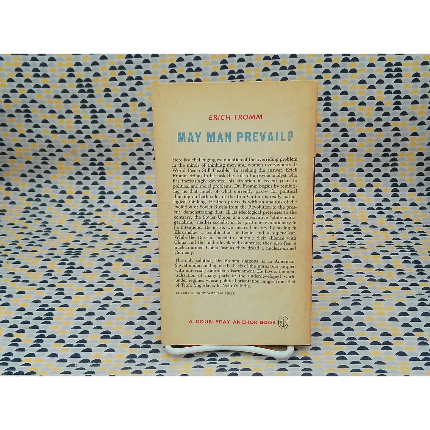 May Man Prevail? - Erich Fromm - Vintage Paperback - Doubleday Anchor Edition