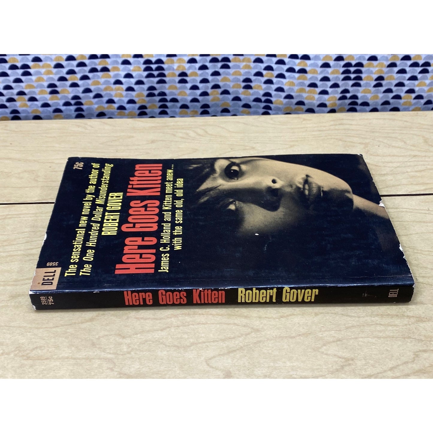 Here Goes Kitten - Robert Gover - Vintage Paperback Book - 75 cent Dell Edition
