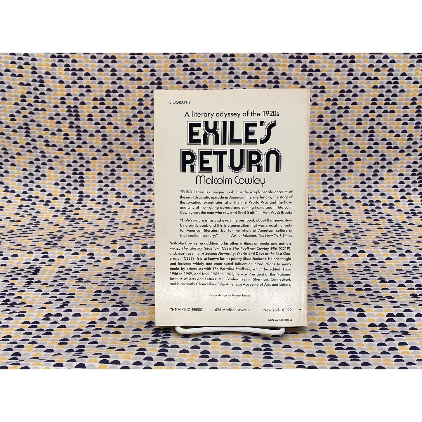 Exile's Return: A Literary Oddysey Of The 1920s - Malcolm Cowley - Viking Press