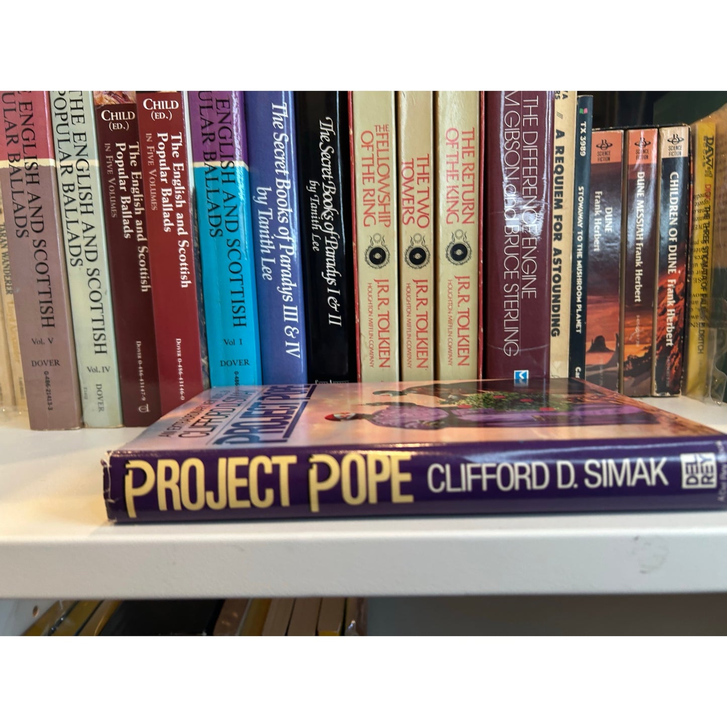 Project Pope - Clifford D. Simak - Hardcover - Del Rey - Club Edition