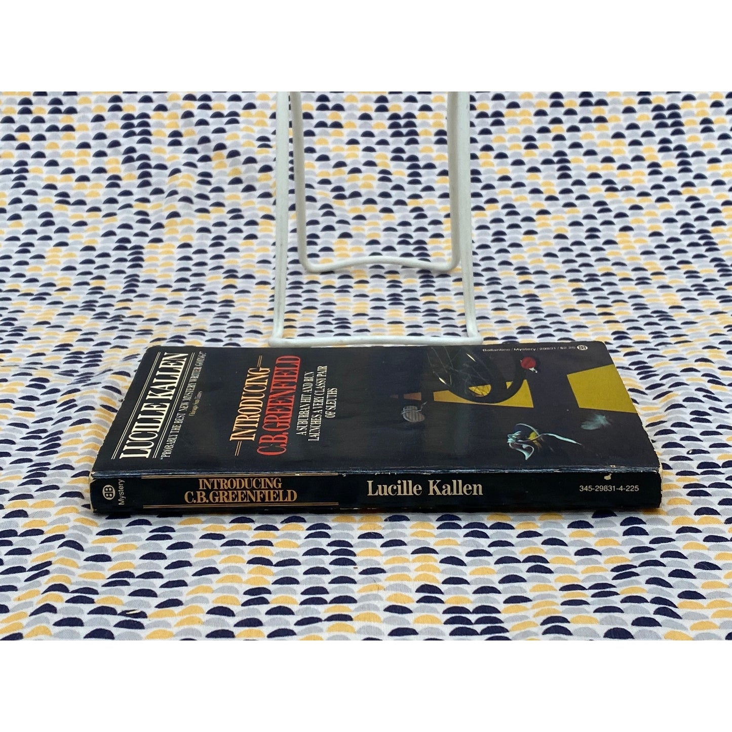 Introducing C.B. Greenfield - Lucille Kallen - Vintage Paperback Book - Ballantine Mystery Edition